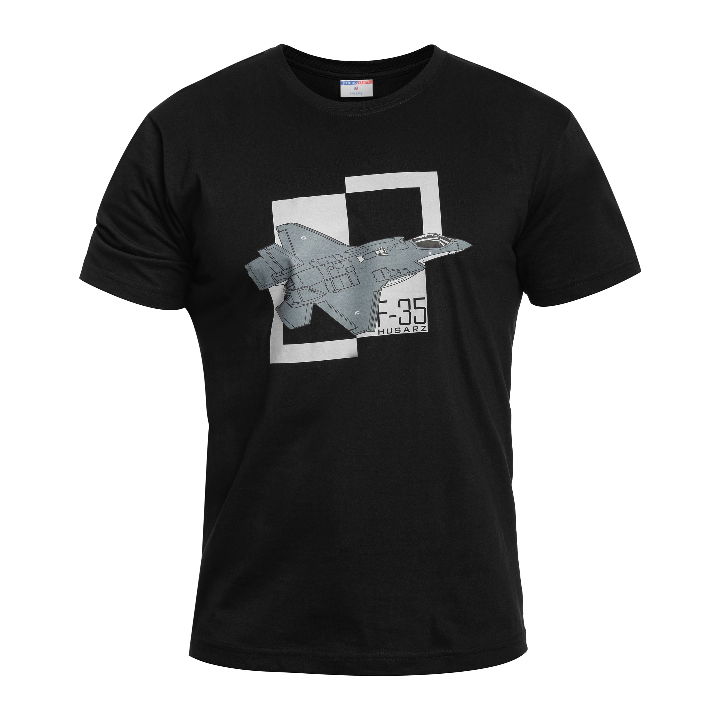 Tricou T-Shirt F-35 Husarz - Black
