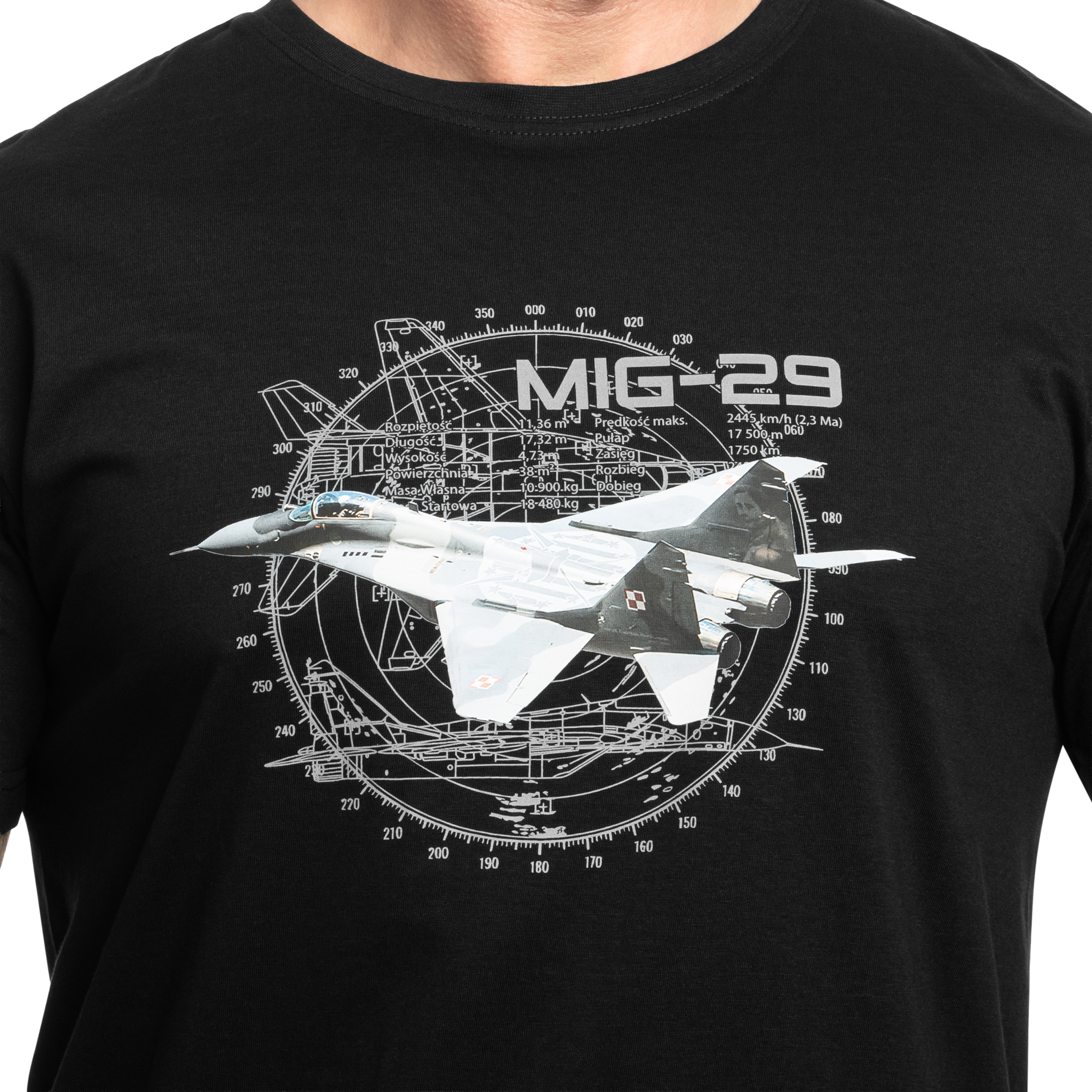 Tricou T-Shirt MiG-29 - Black
