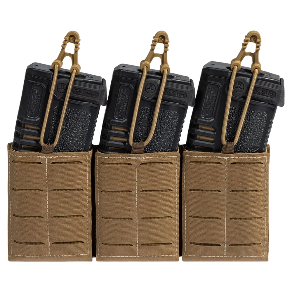 Portîncărcător triplu pentru încărcătoare Lindnerhof Rifle Magazine Pouch AR15 Triple MX416-3 - Coyote