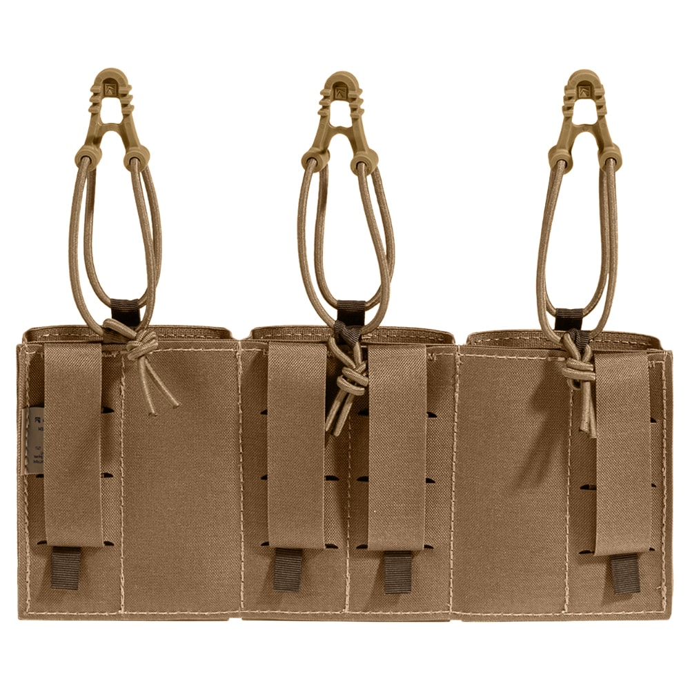 Portîncărcător triplu pentru încărcătoare Lindnerhof Rifle Magazine Pouch AR15 Triple MX416-3 - Coyote