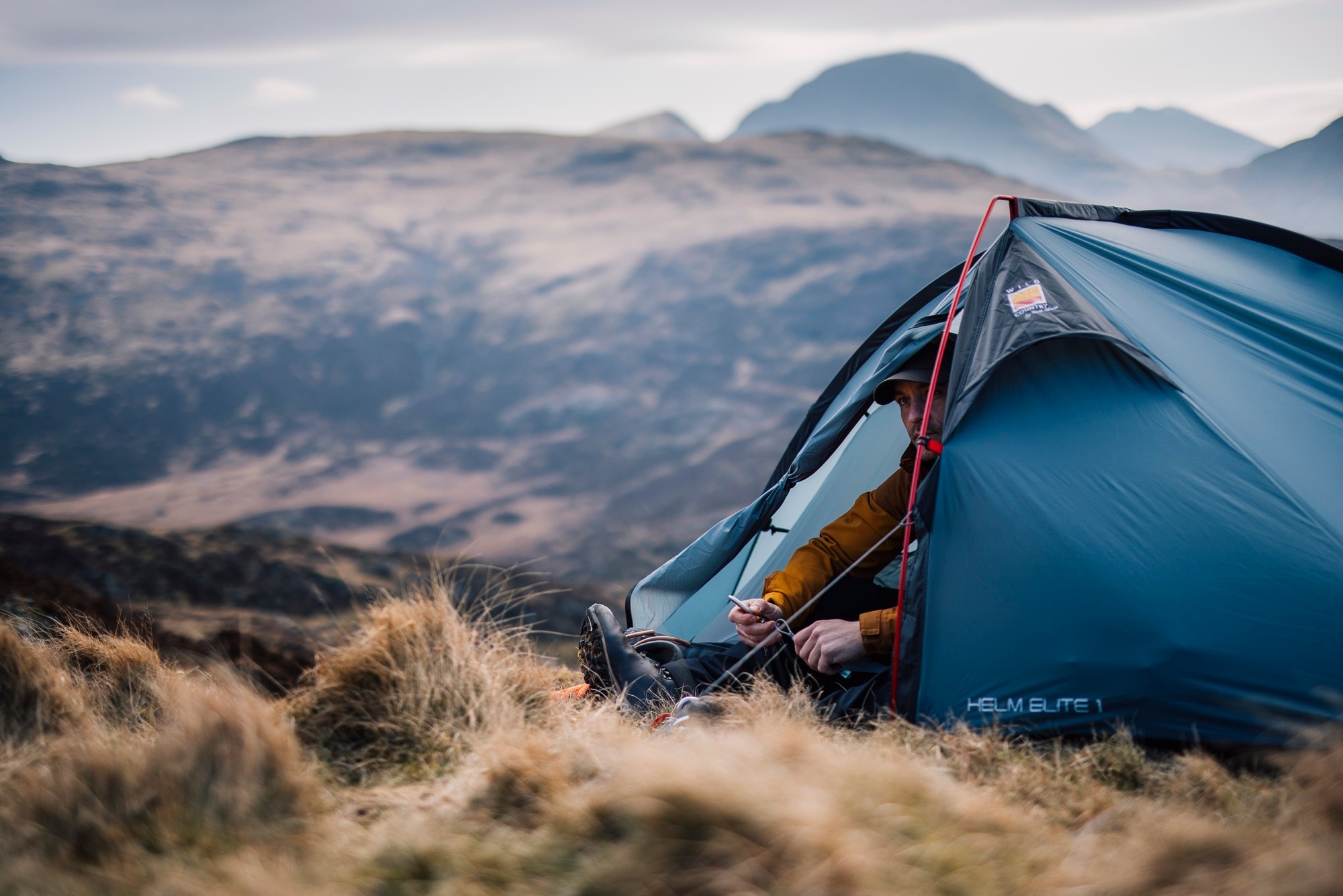 Cort pentru o persoană Terra Nova Wild Country Helm Elite 1