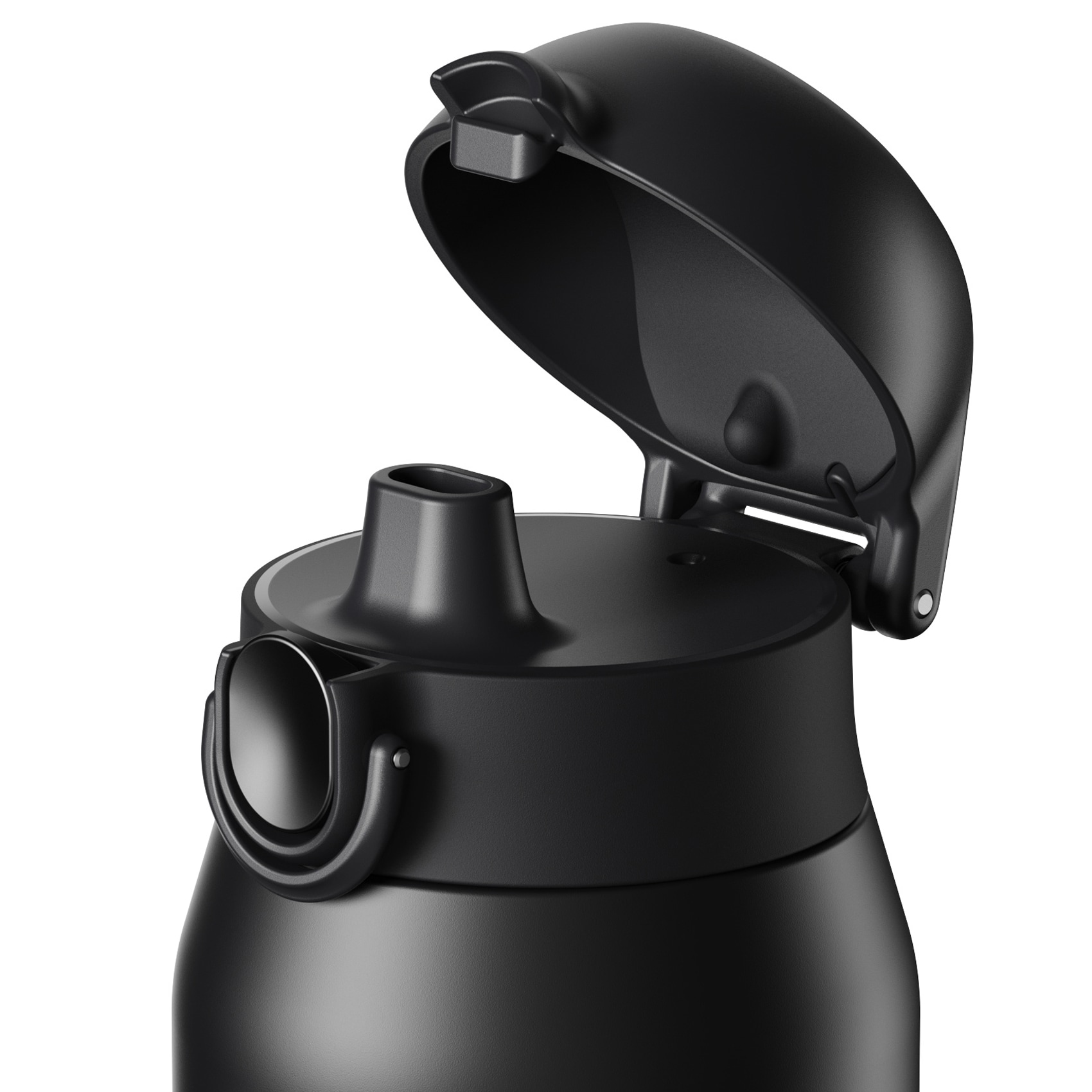 Sticlă termică ION8 Revive Triple Wall Flip 540 ml - Panther Black
