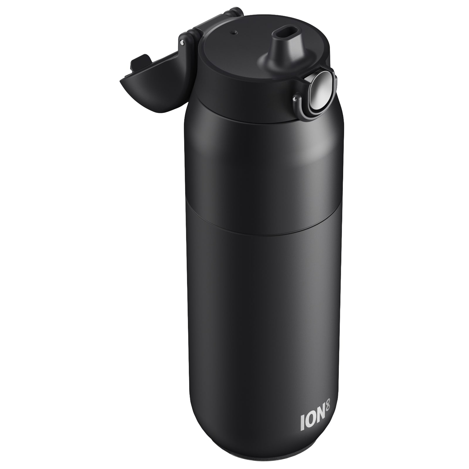 Sticlă termică ION8 Revive Triple Wall Flip 540 ml - Panther Black