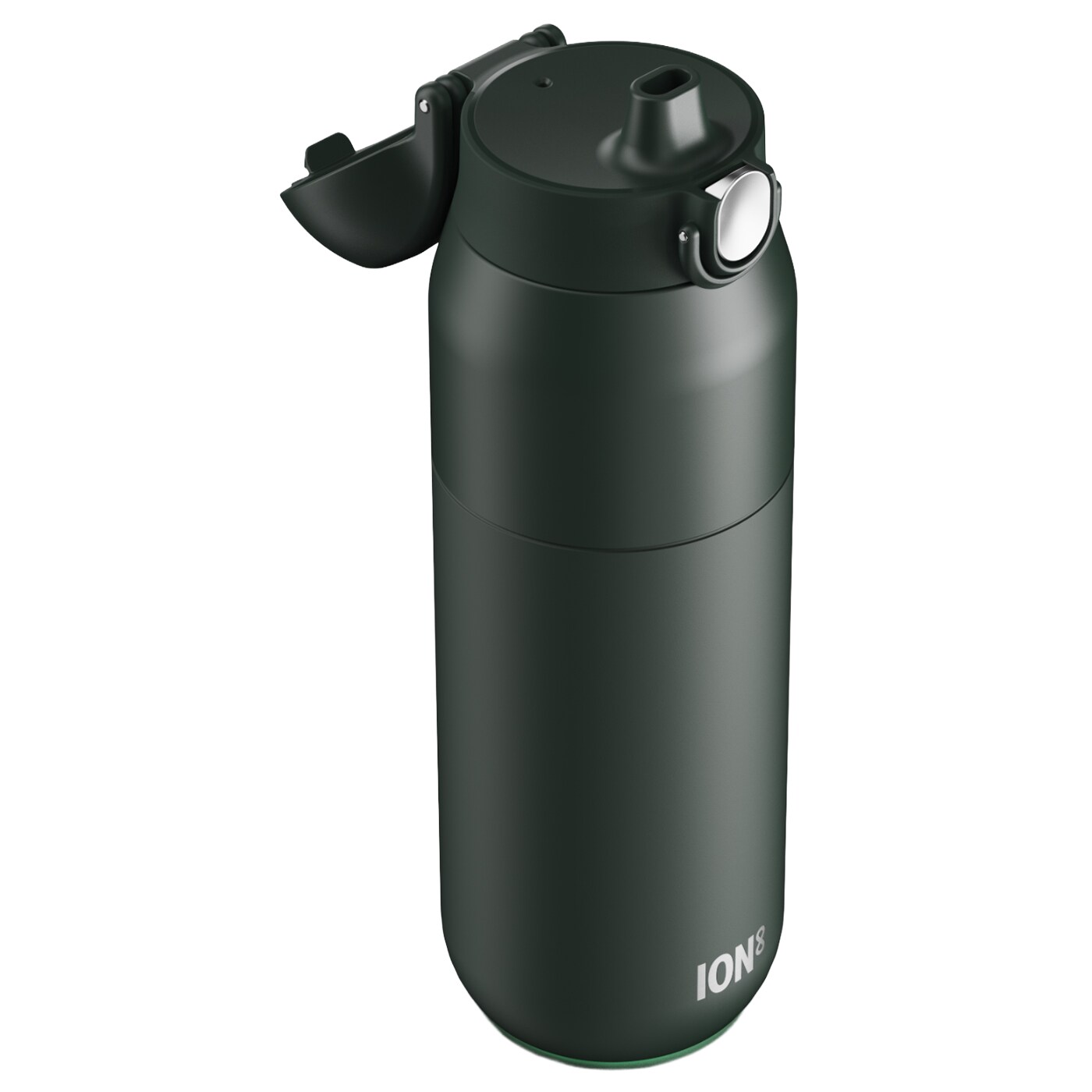 Sticlă termică ION8 Revive Triple Wall Flip 540 ml - Forest Dark Green