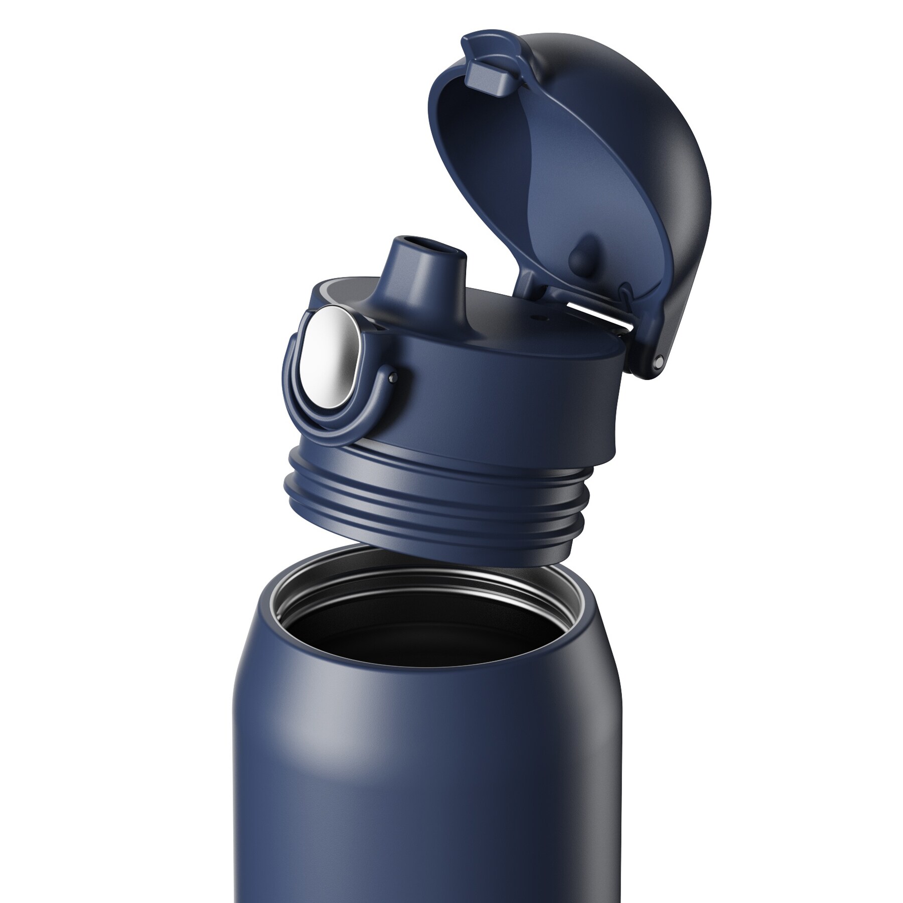 Sticlă termică ION8 Revive Triple Wall Flip 720 ml - Midnight Ash Navy