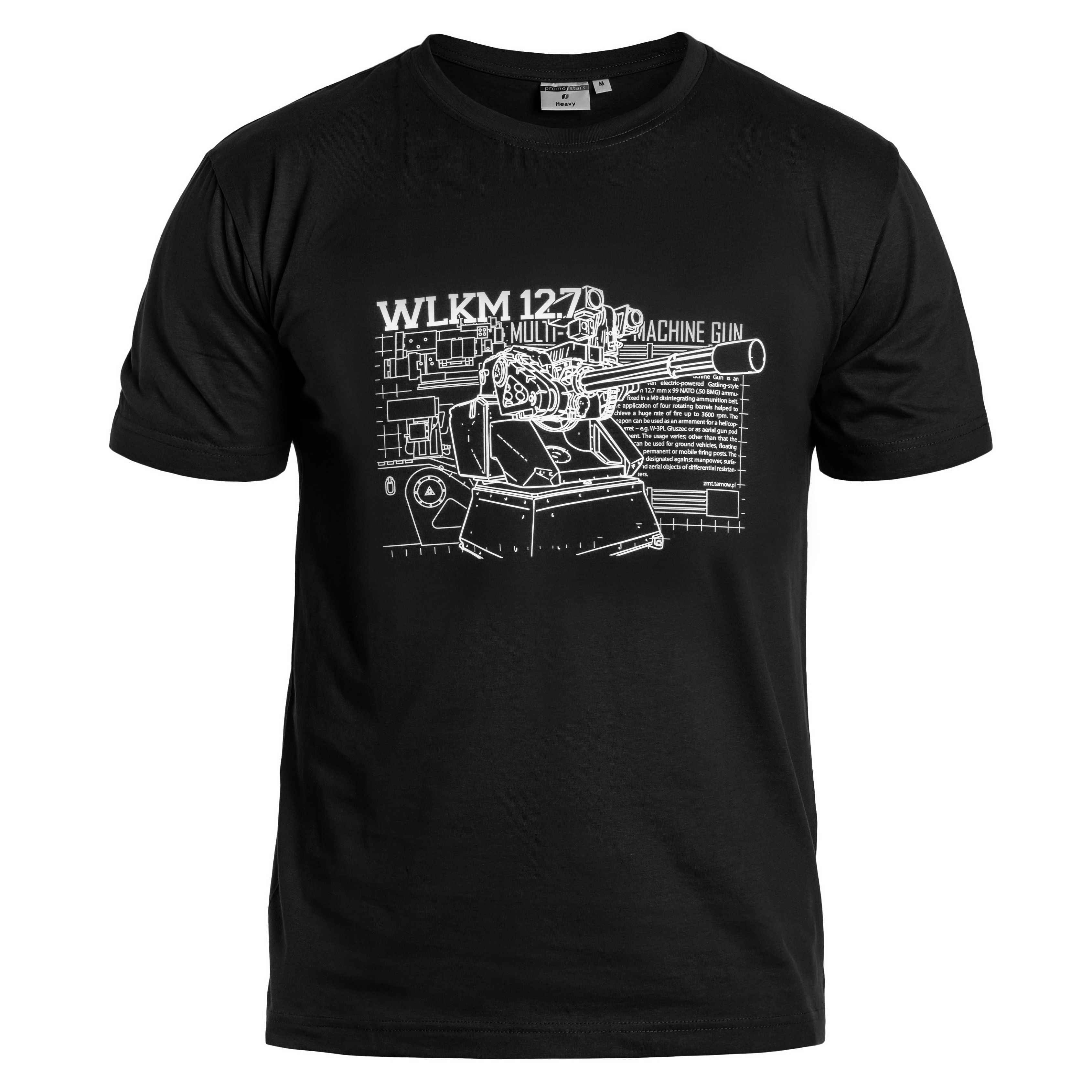 Tricou WLKM 12,7 x 99 mm - Black