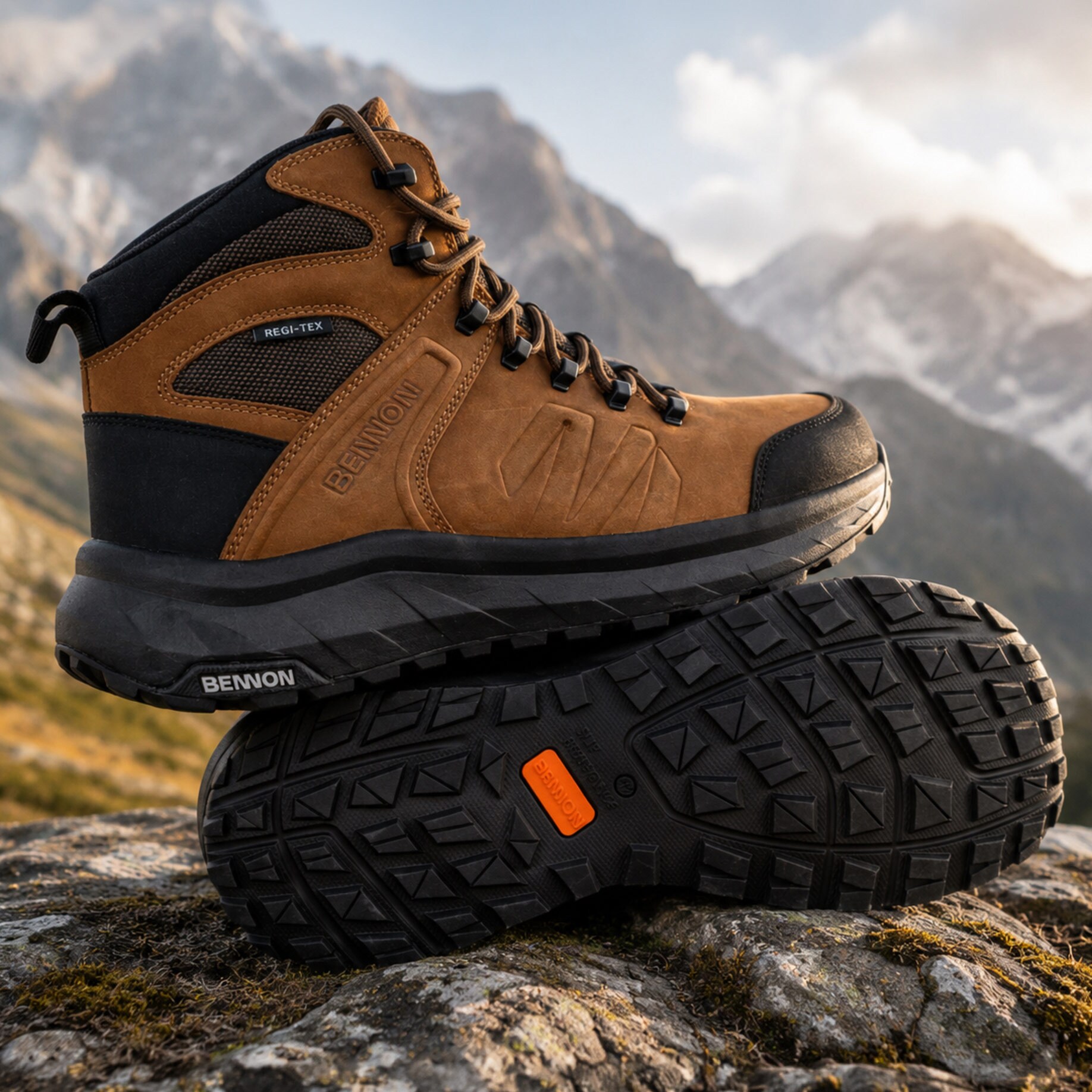 Pantofi Bennon Terenno Barefoot+ 06 Mid - Brown