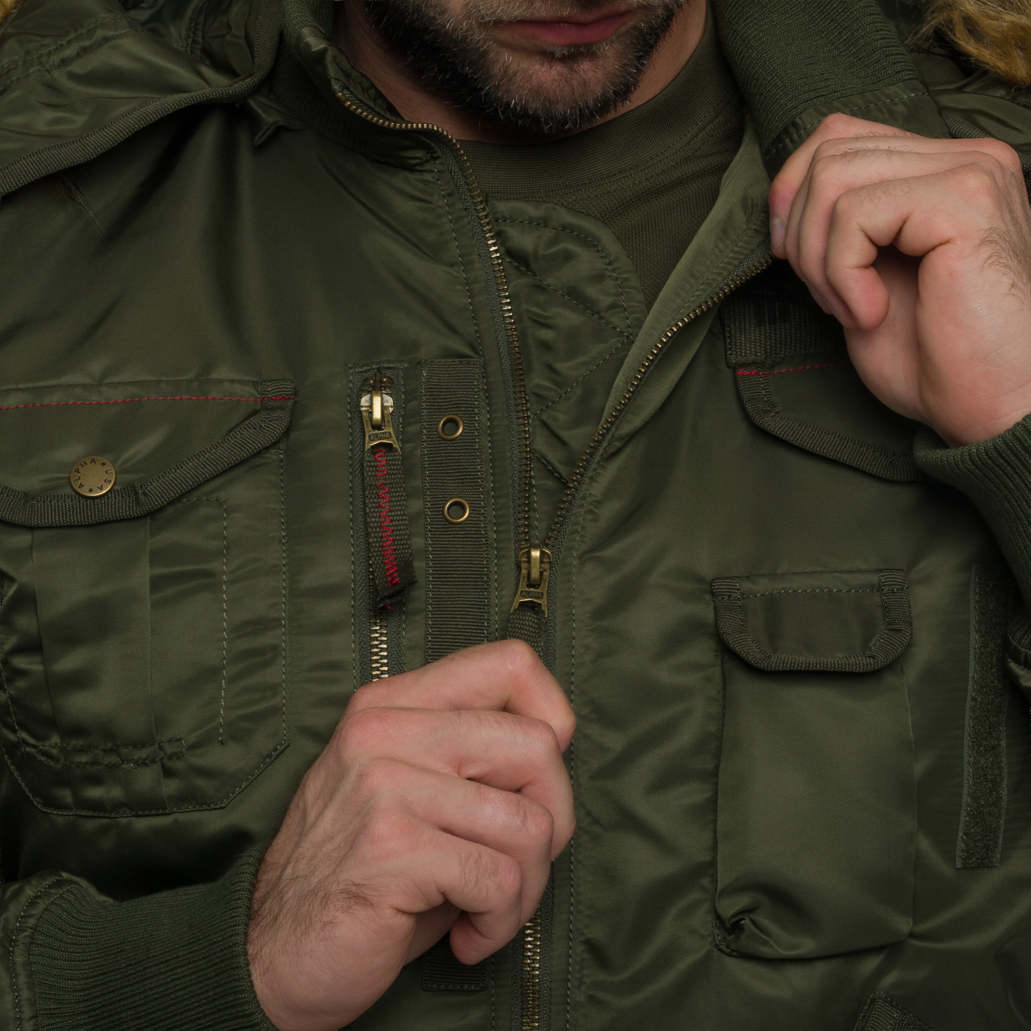 Geacă Alpha Industries Deflector - Dark Olive