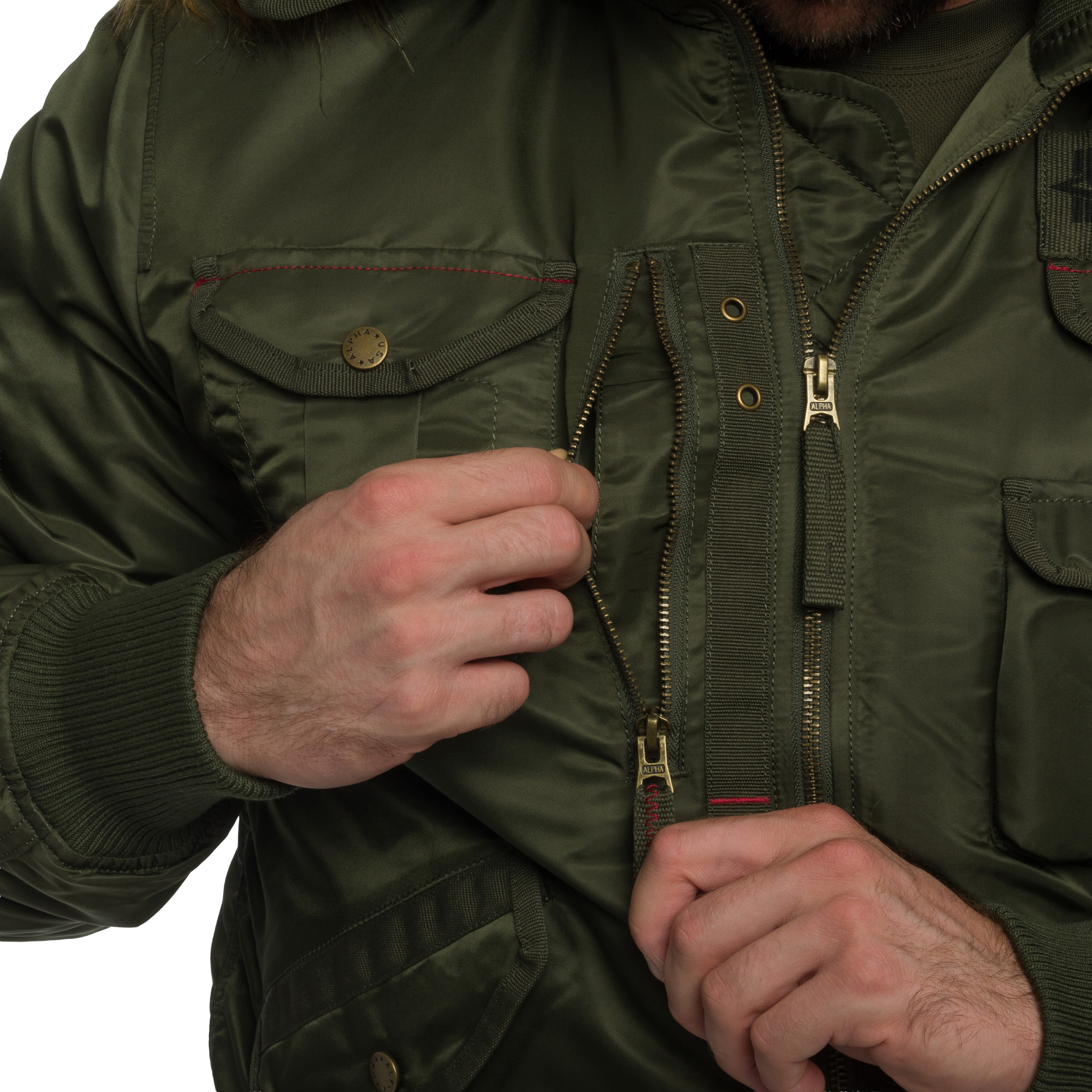 Geacă Alpha Industries Deflector - Dark Olive