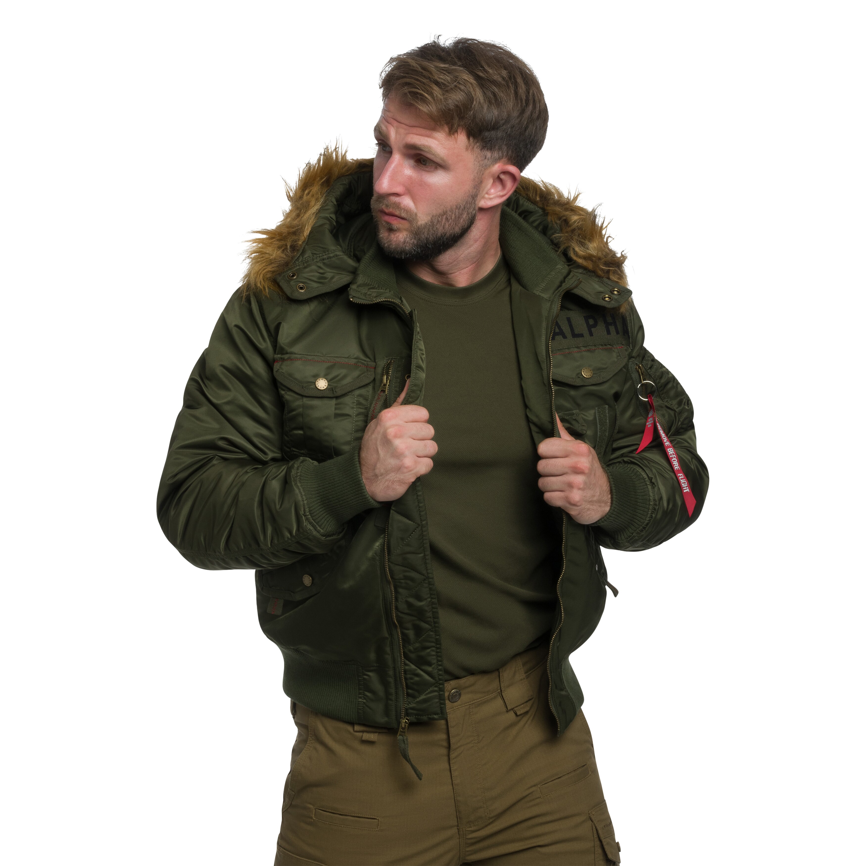 Geacă Alpha Industries Deflector - Dark Olive