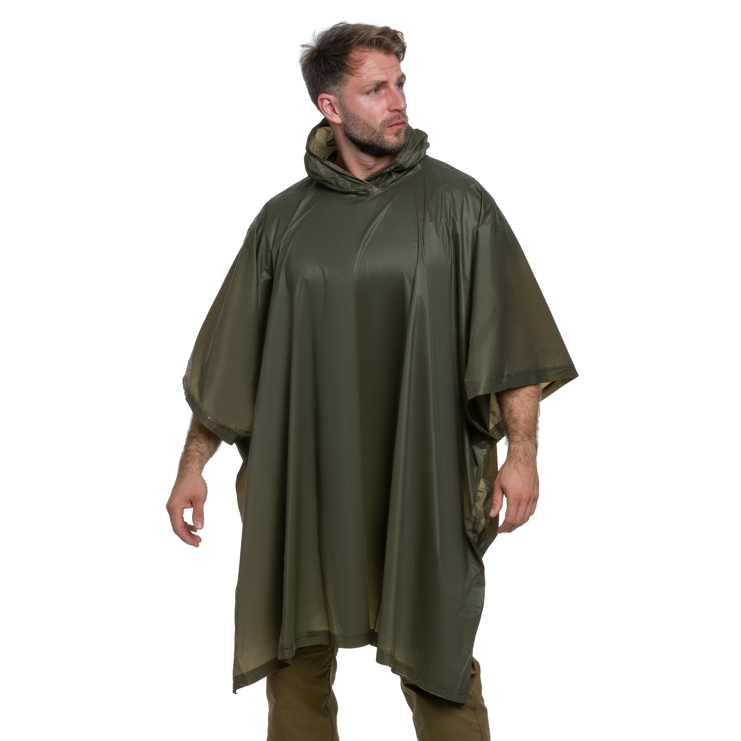 Poncho MFH Vinyl - OD Green