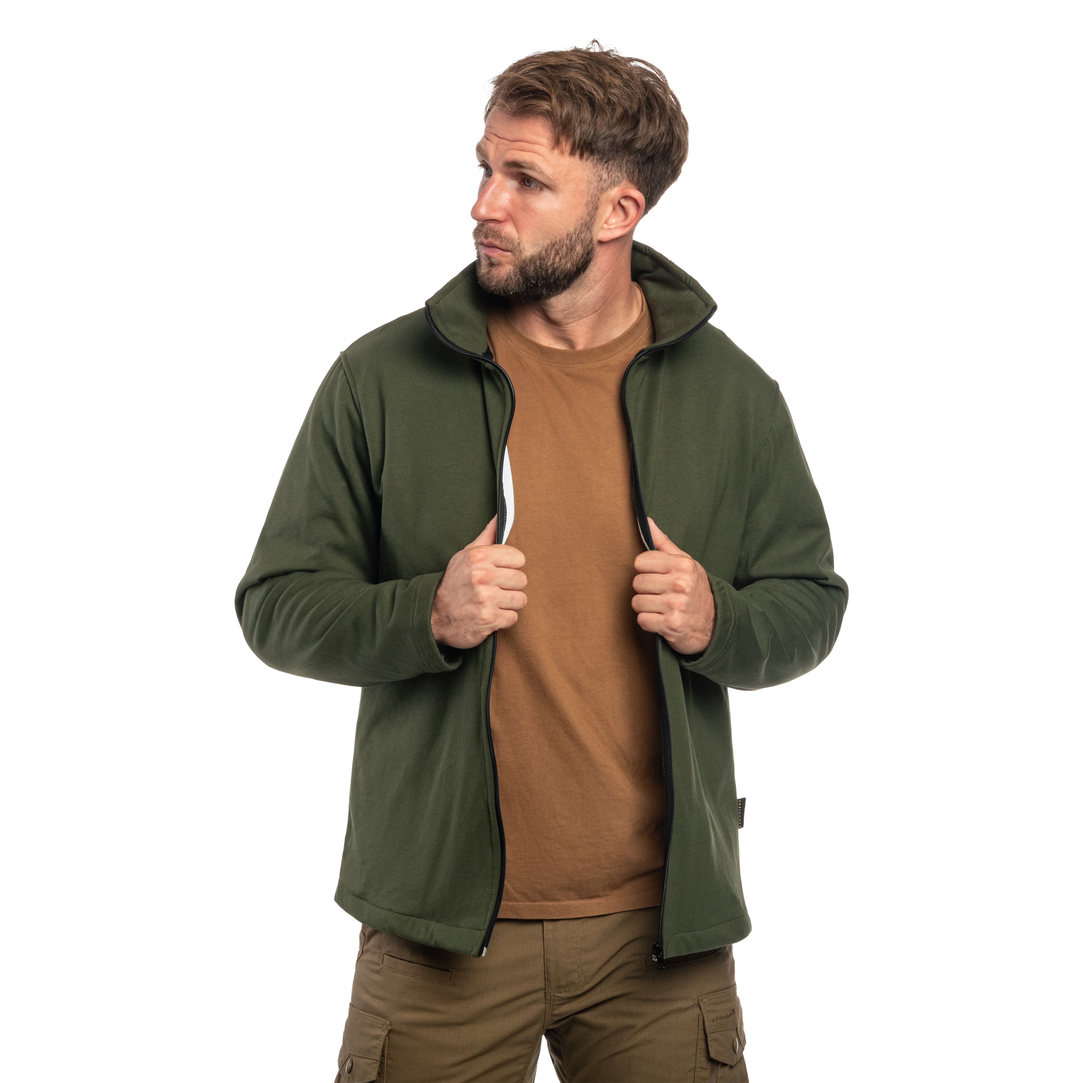 Geacă rezistentă la tăieturi Brunnirok Hamburg - Olive