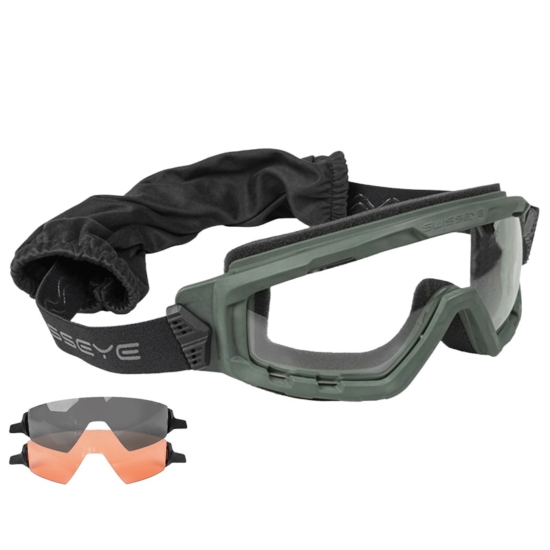 Ochelari tactici tip goggle Swiss Eye G-Tac - Olive