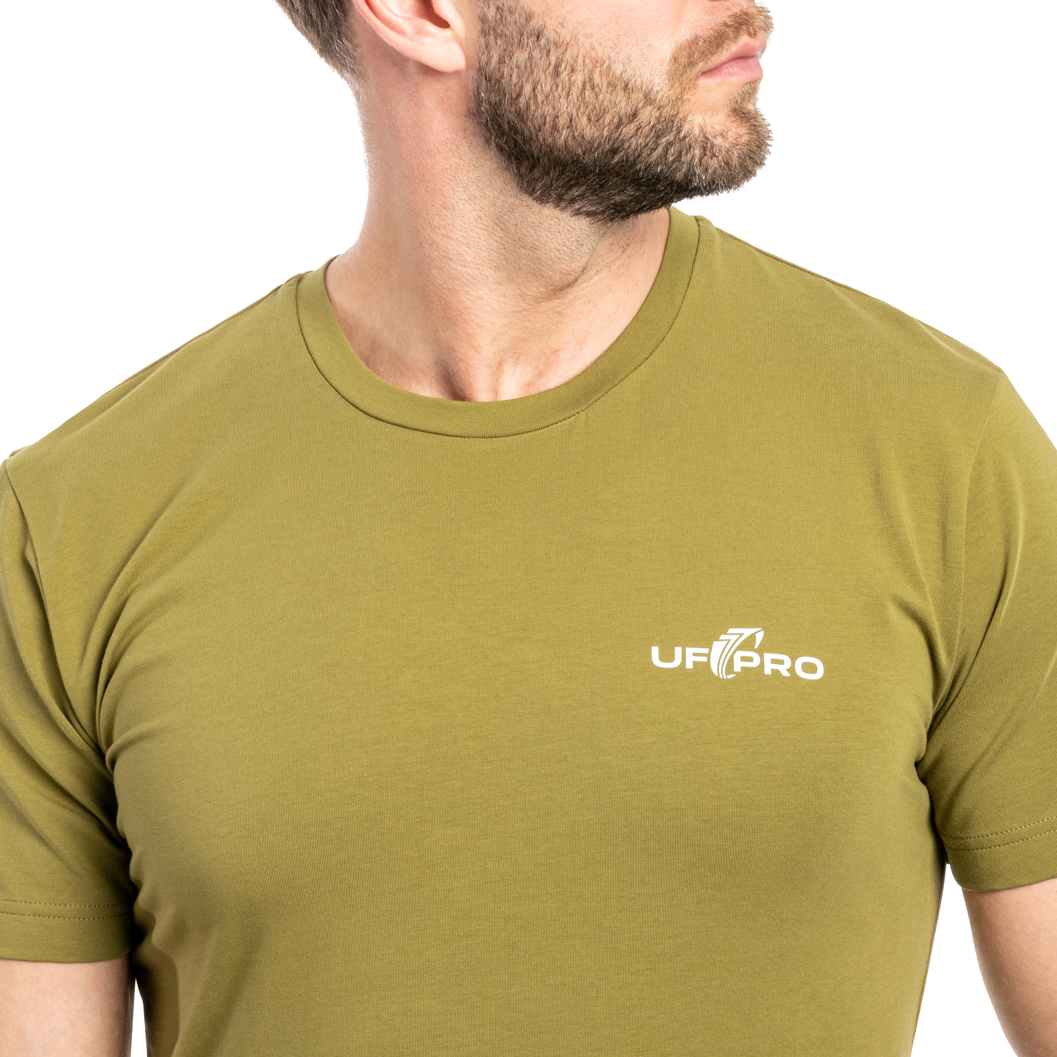 Tricou T-shirt UF PRO Everyday Logo Tee - Moss Green
