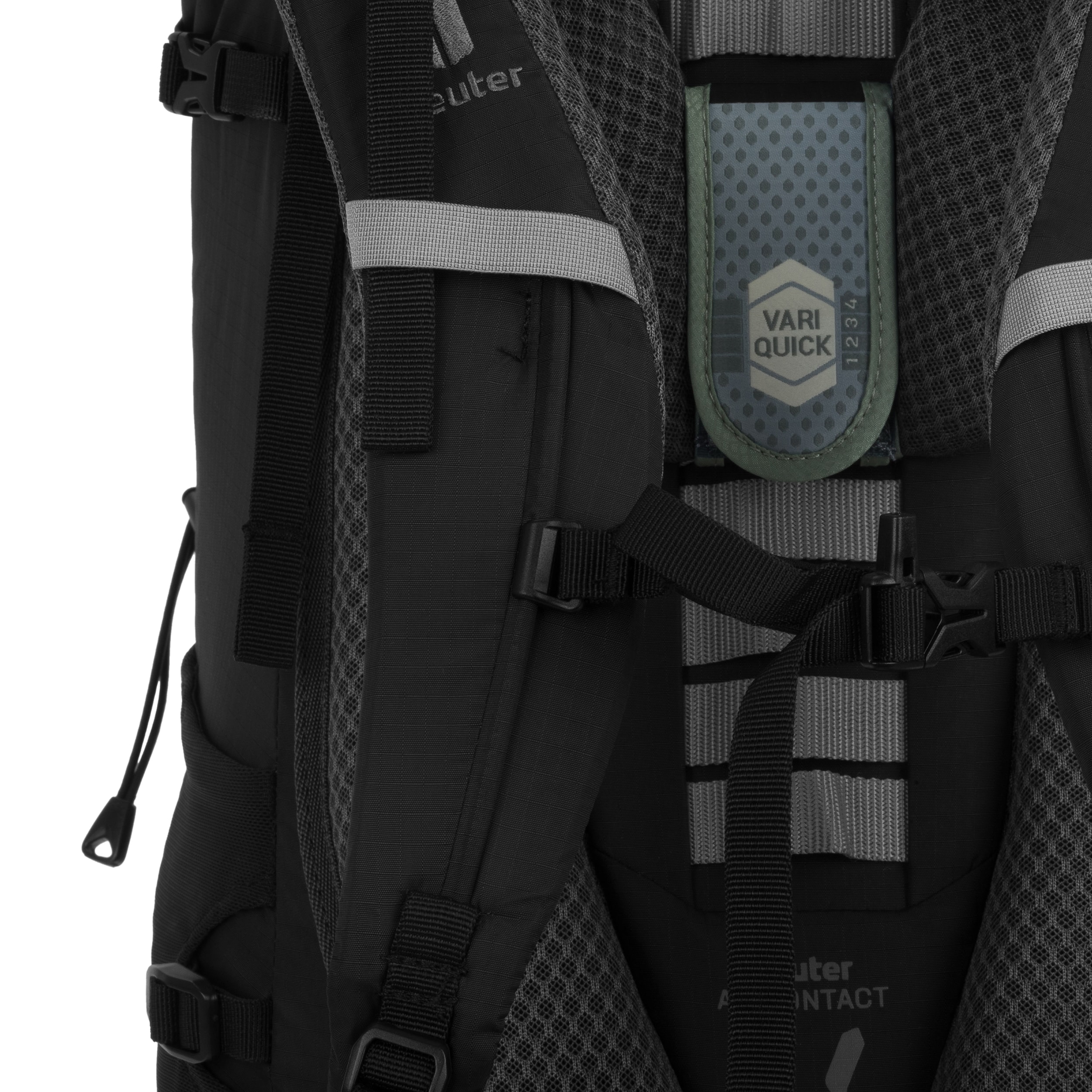 Rucsac Deuter Aircontact lite 50 + 10 l - Black/Granite