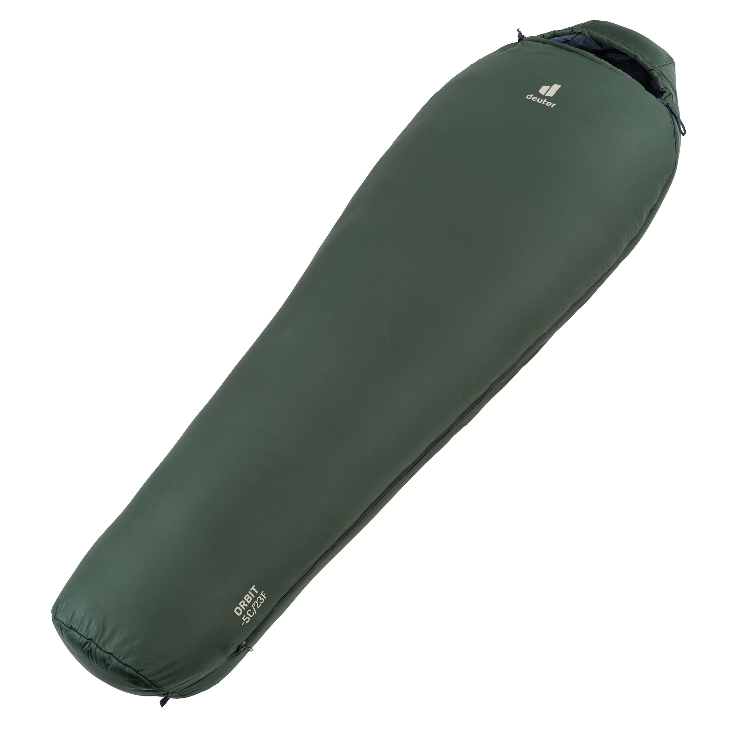 Sac de dormit Deuter Orbit -5 grade C stânga - Ivy/Ink