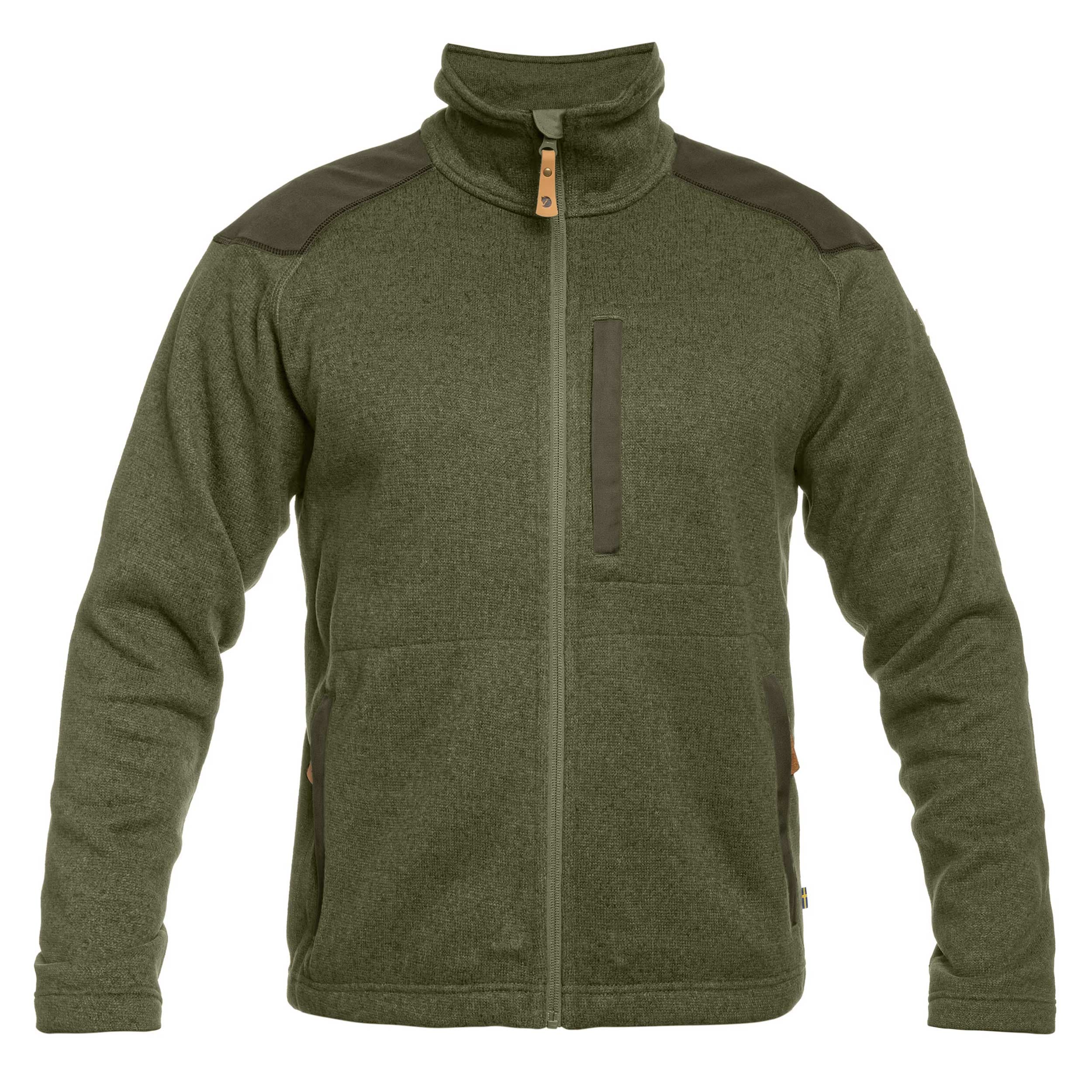 Bluză polar Fjallraven Buck Fleece - Laurel Green/Deep Forest
