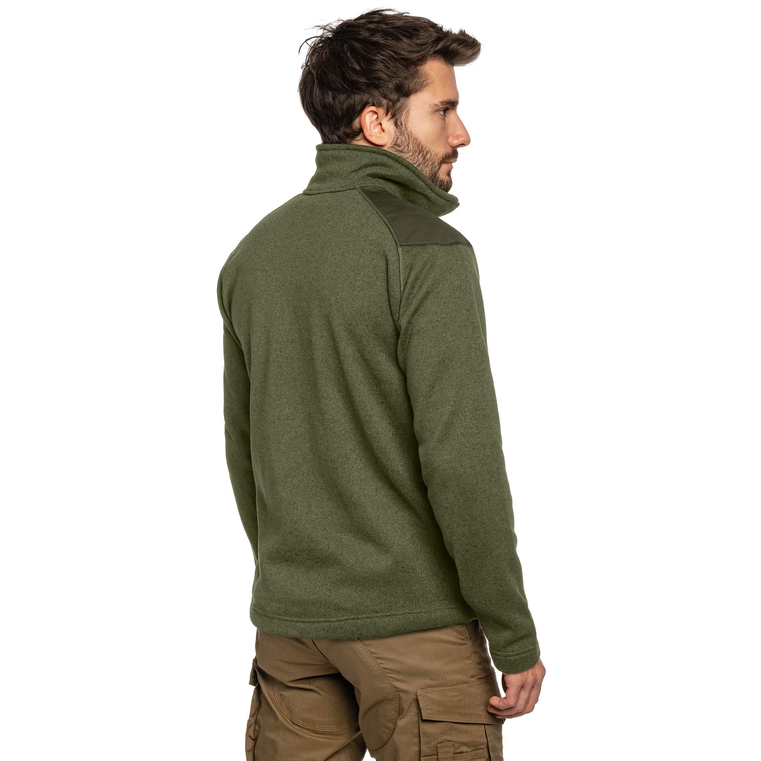 Bluză polar Fjallraven Buck Fleece - Laurel Green/Deep Forest