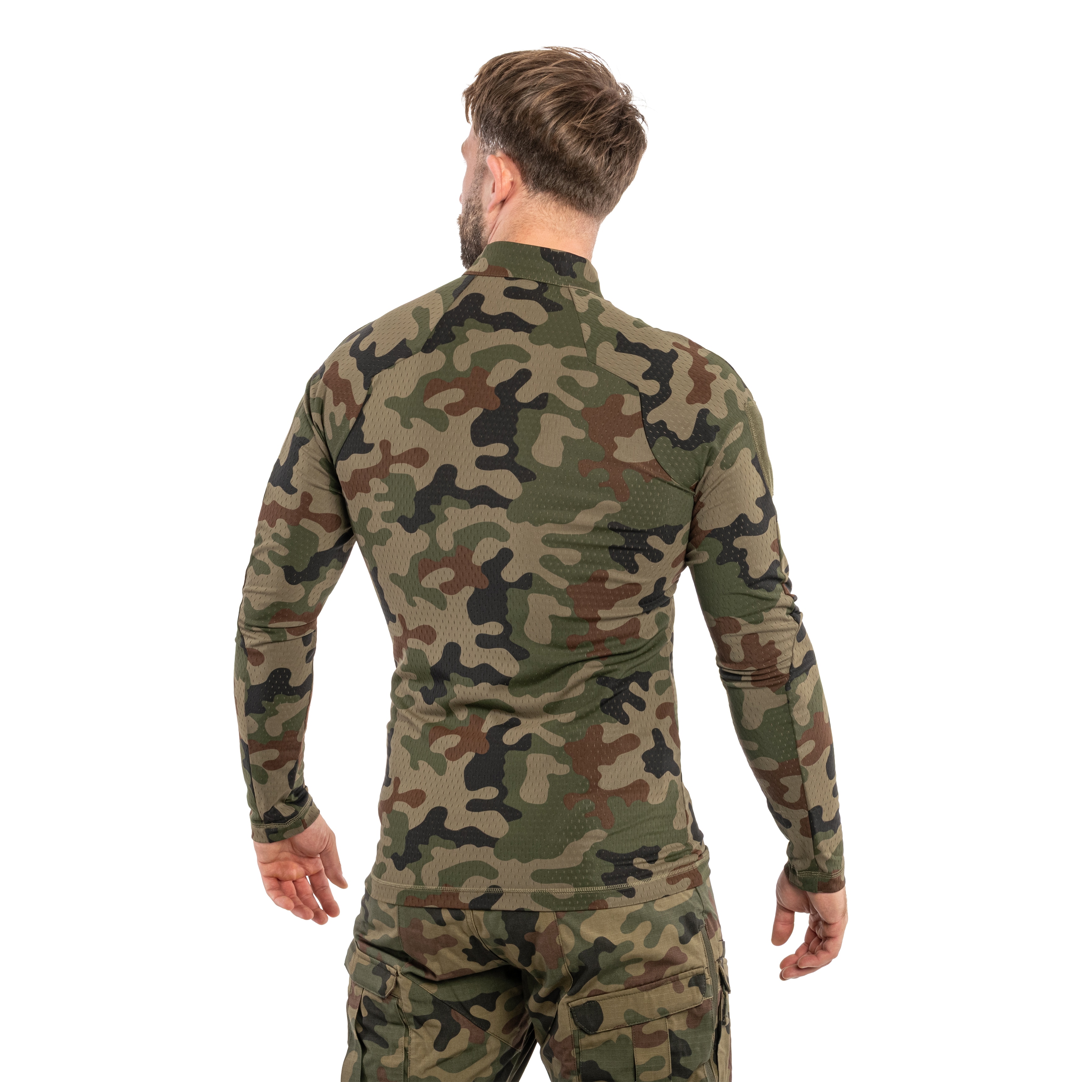 Cămașă de luptă Helikon-Tex Apex Lightweight Combat Shirt Nylon Stretch - wz.93 Pantera PL Woodland