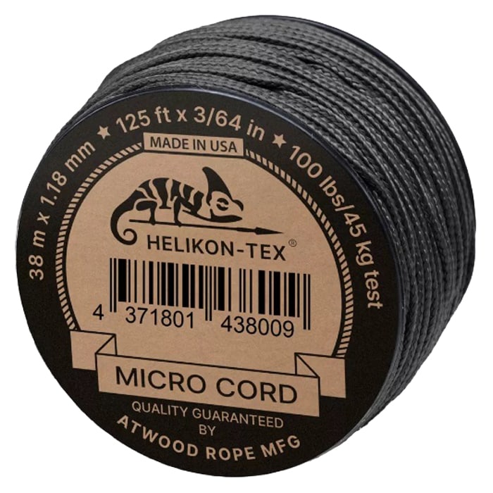 Șnur Helikon-Tex Micro Cord 38 m - Black