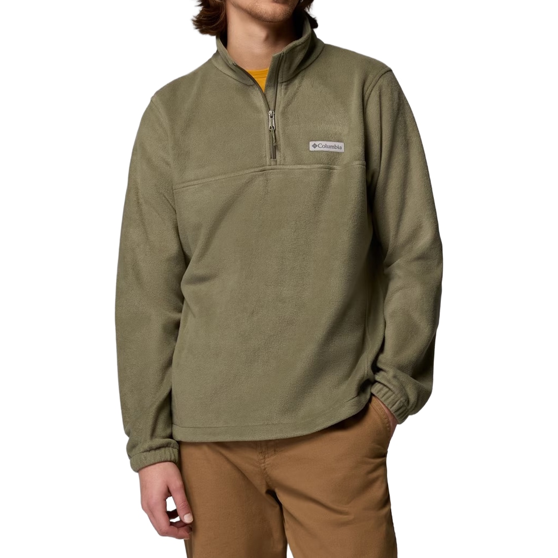 Bluză polar Columbia Steens Mountain Half Zip Pullover - Stone Green