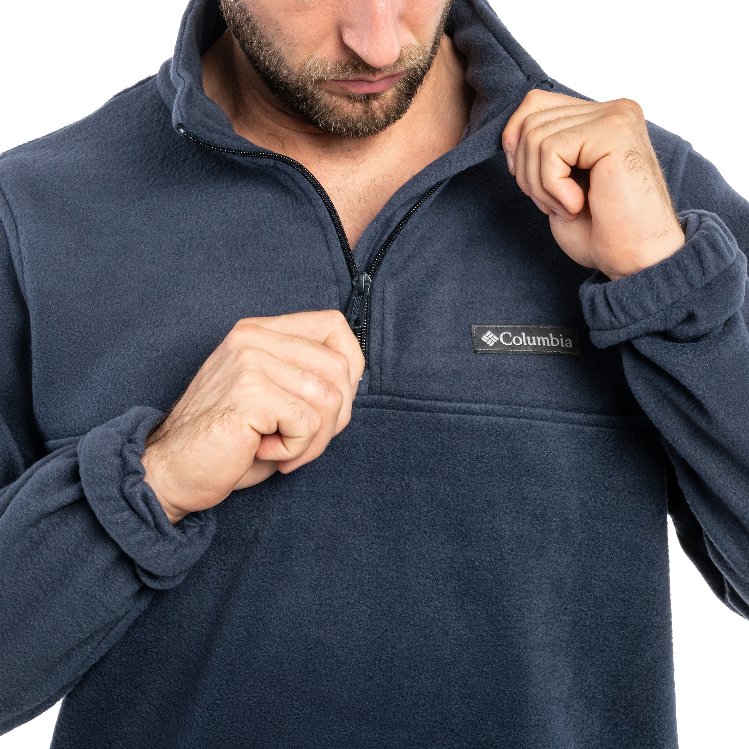 Bluză polar Columbia Steens Mountain Half Zip Pullover - Collegiate Navy