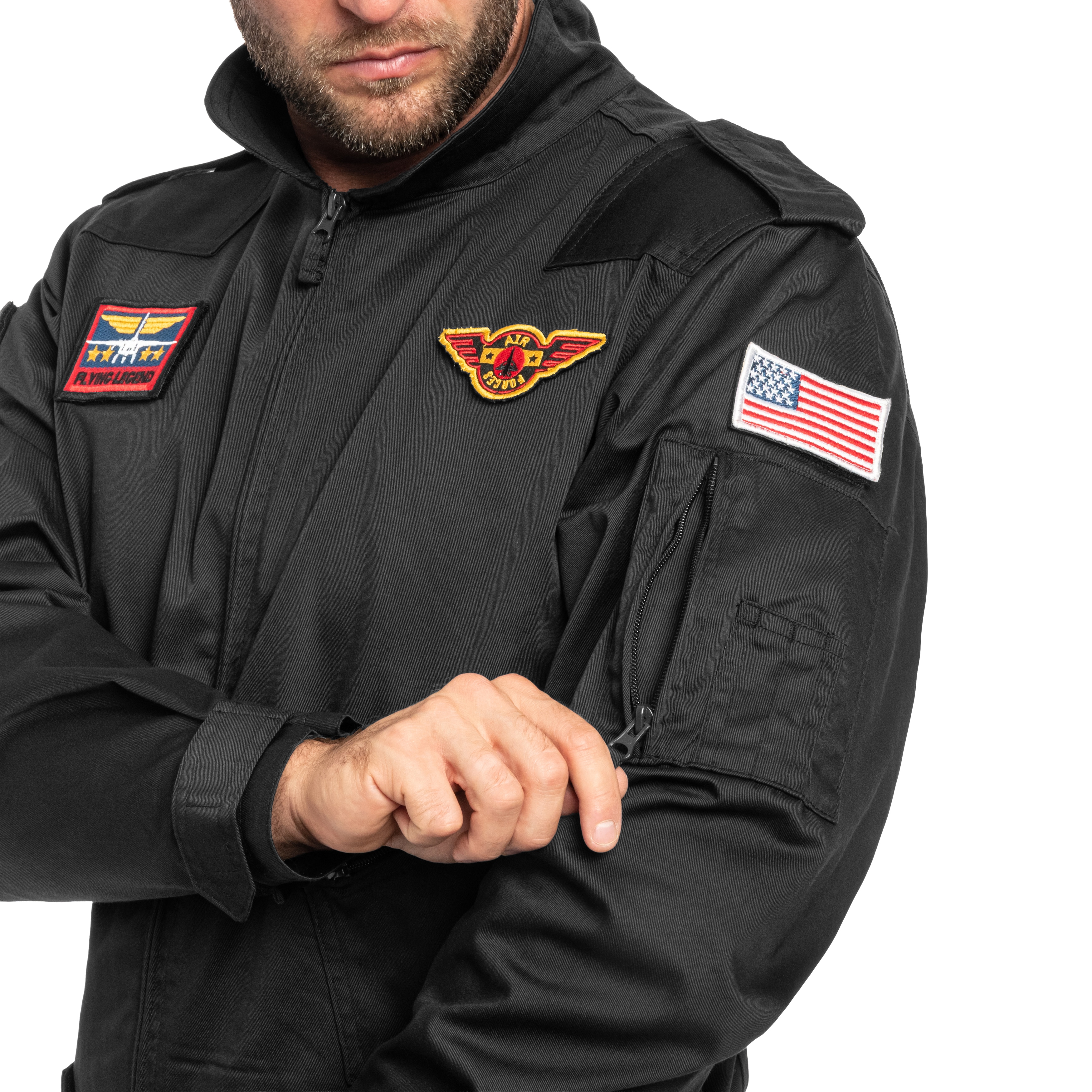 Combinezon Brandit Pilot Suit - Black