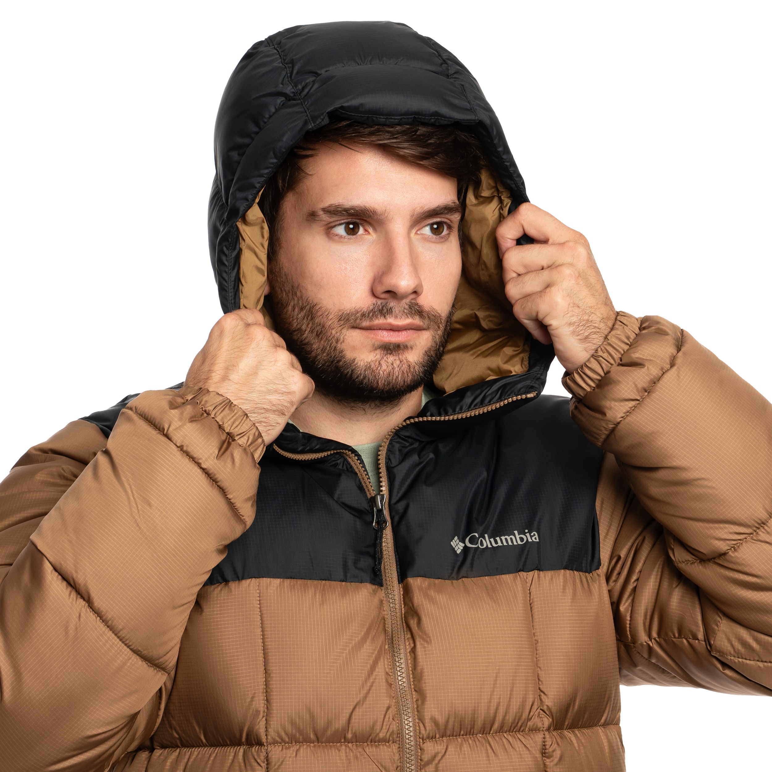 Jachetă Columbia Puffect IV Hooded Puffer - Delta/Black