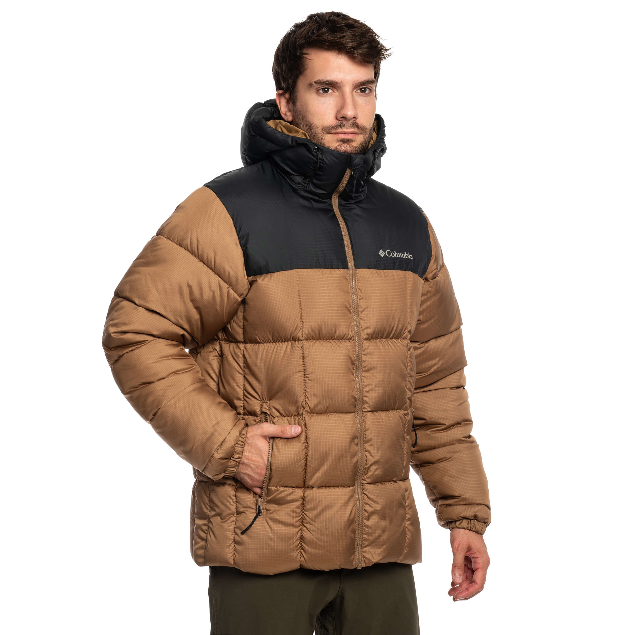 Jachetă Columbia Puffect IV Hooded Puffer - Delta/Black