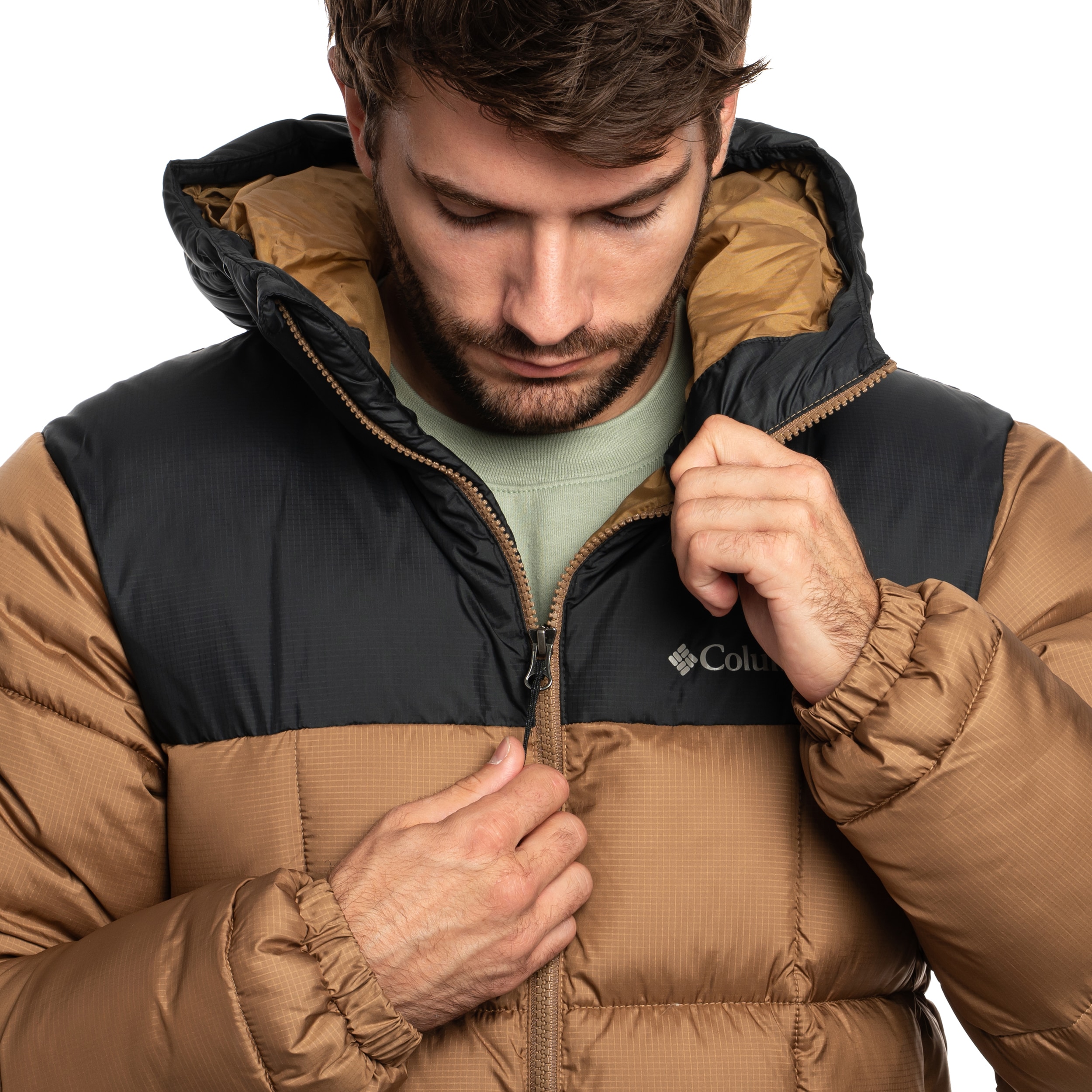 Jachetă Columbia Puffect IV Hooded Puffer - Delta/Black