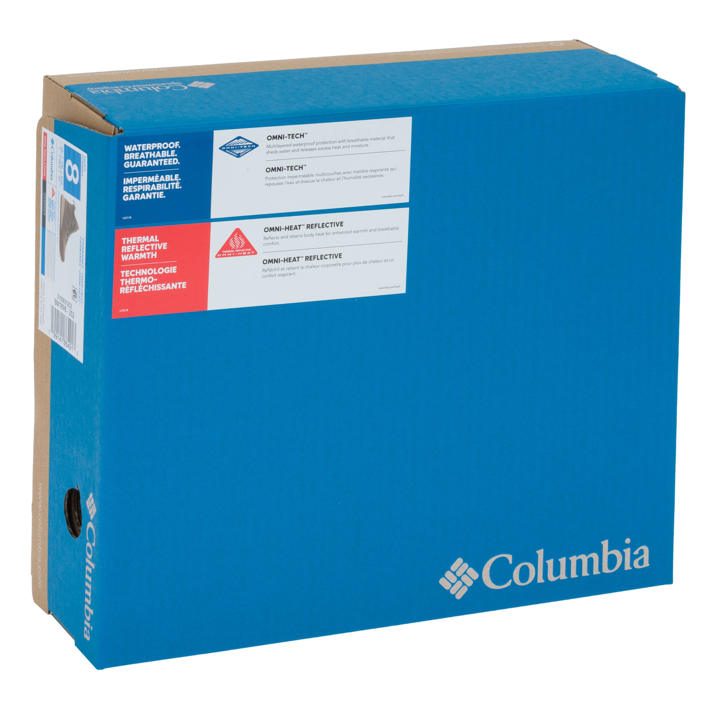 Încălțăminte Columbia Fairbanks II Omni-Heat Waterproff Winter - Wet Sand/Mud