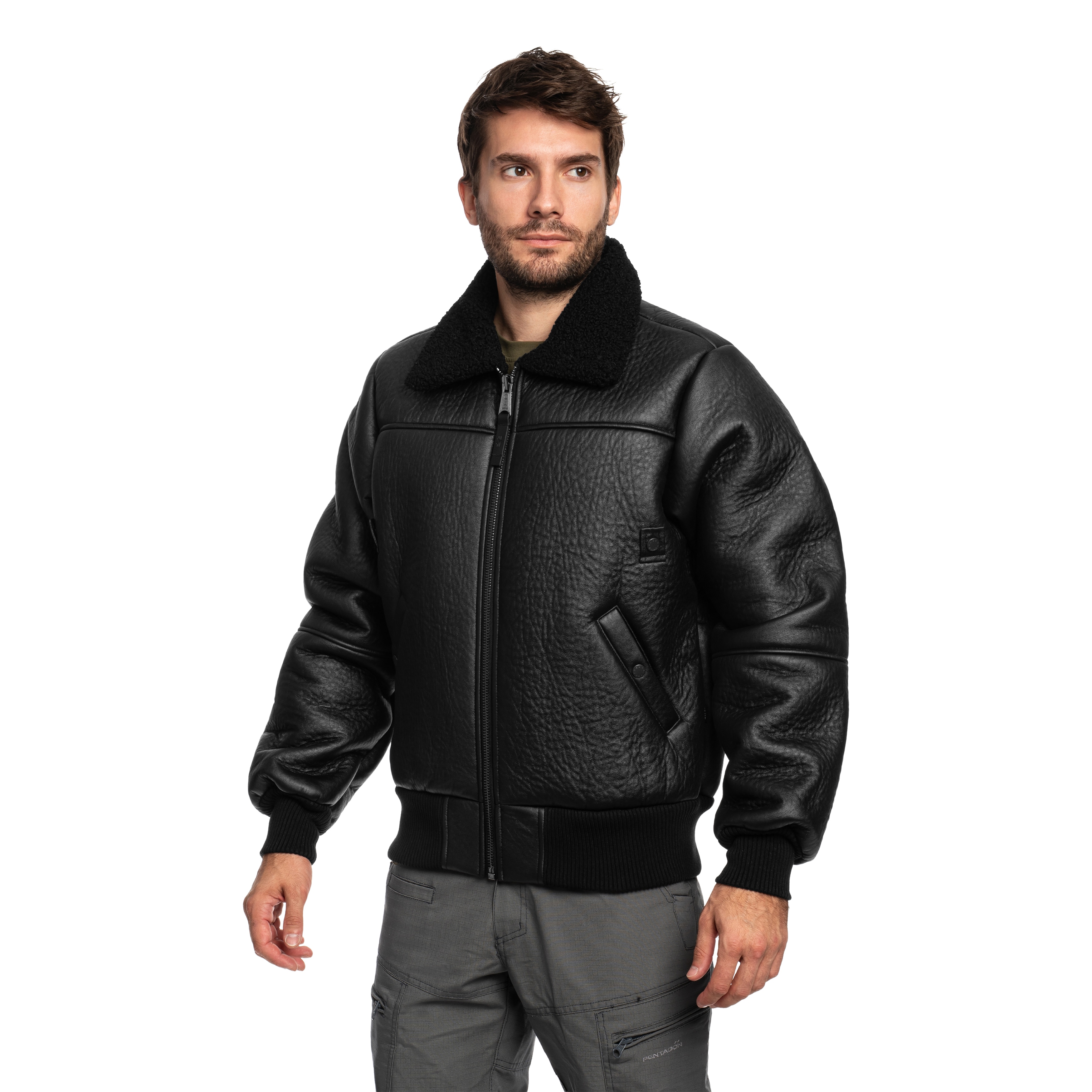 Jachetă Alpha Industries B15 Modified - Black/Black