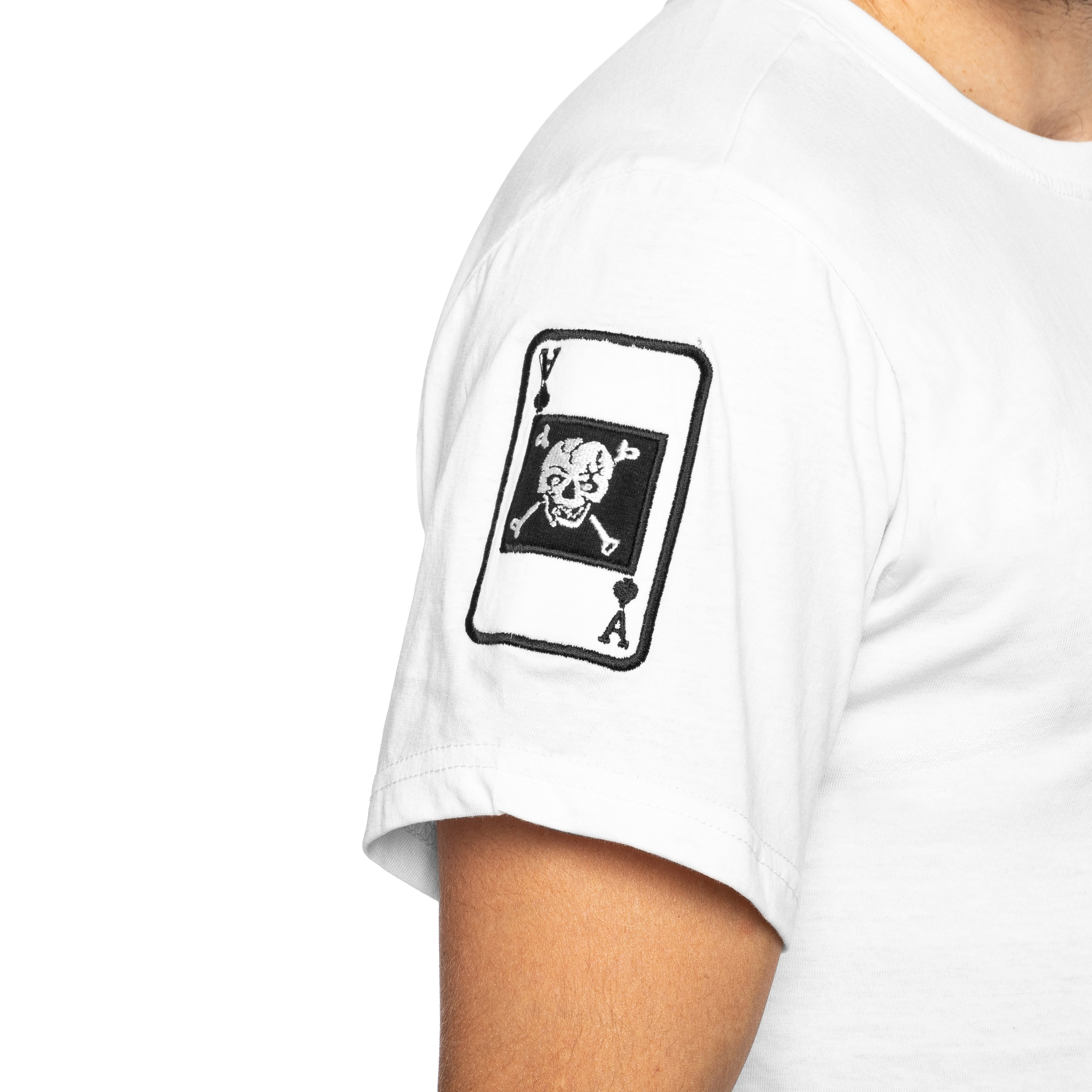Tricou Alpha Industries Black Devils - White