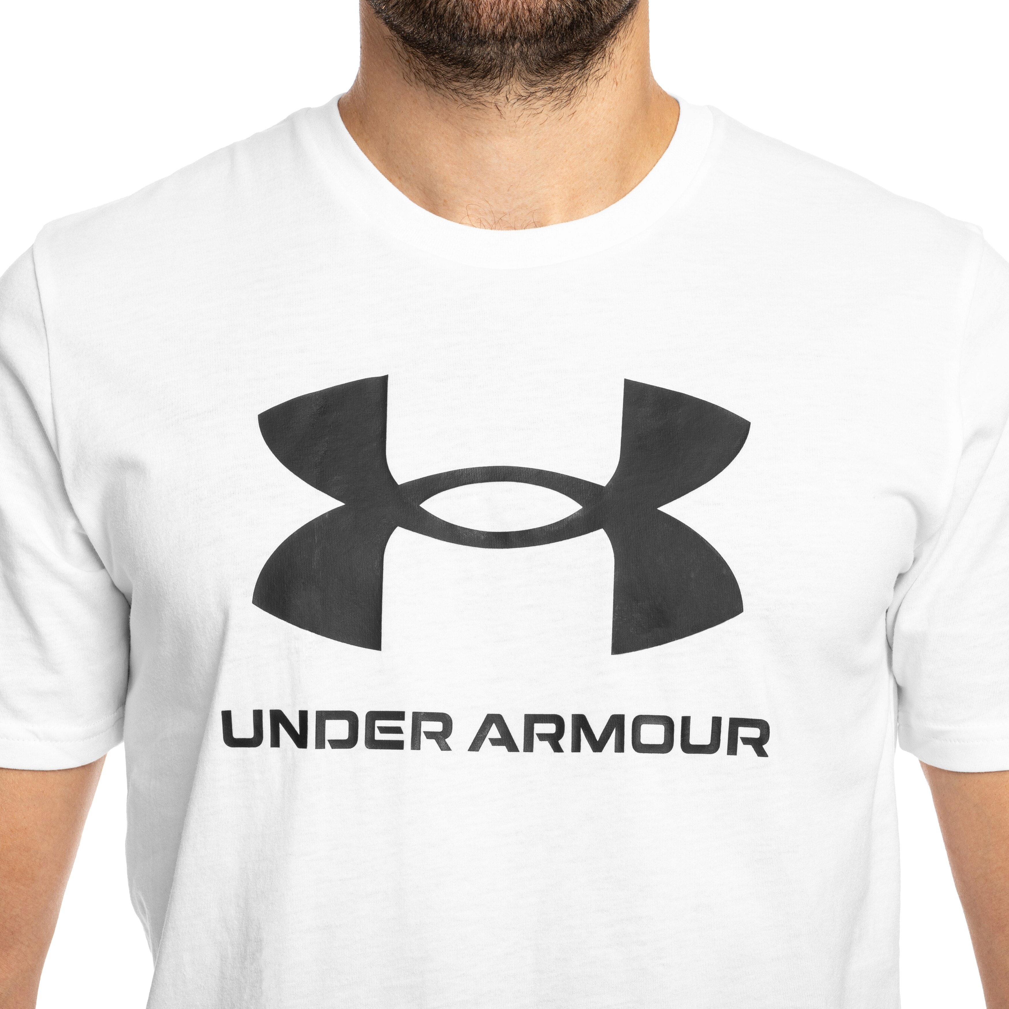 Tricou Under Armour Logo T-shirt - White/Black