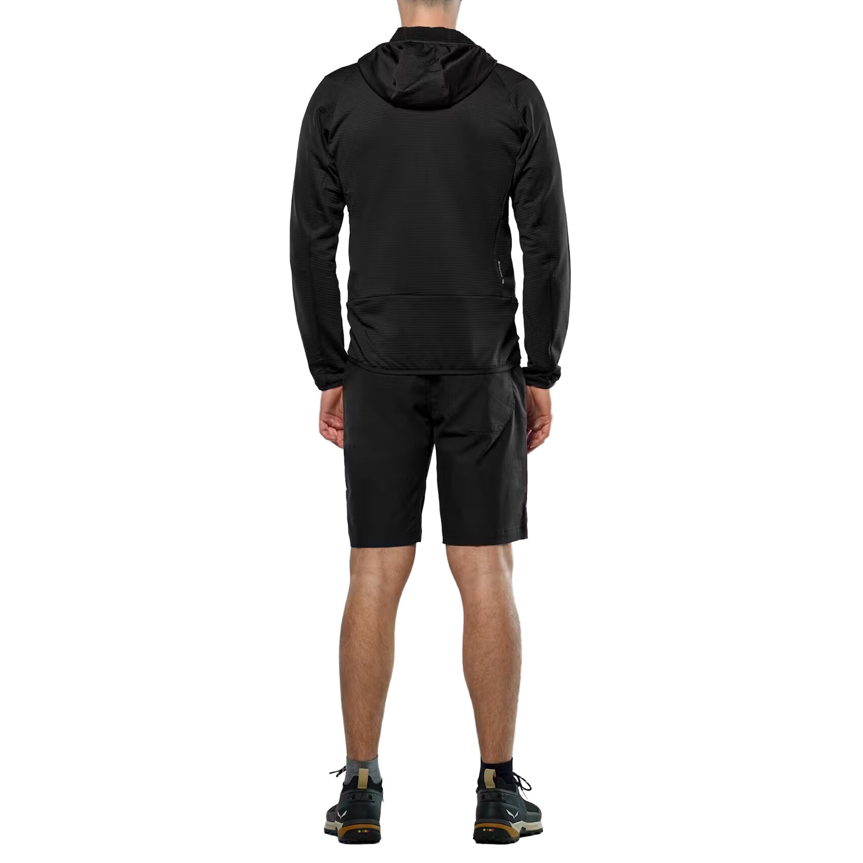 Polar cu glugă Salewa Puez Altavia Polarlite Hooded - Black Out