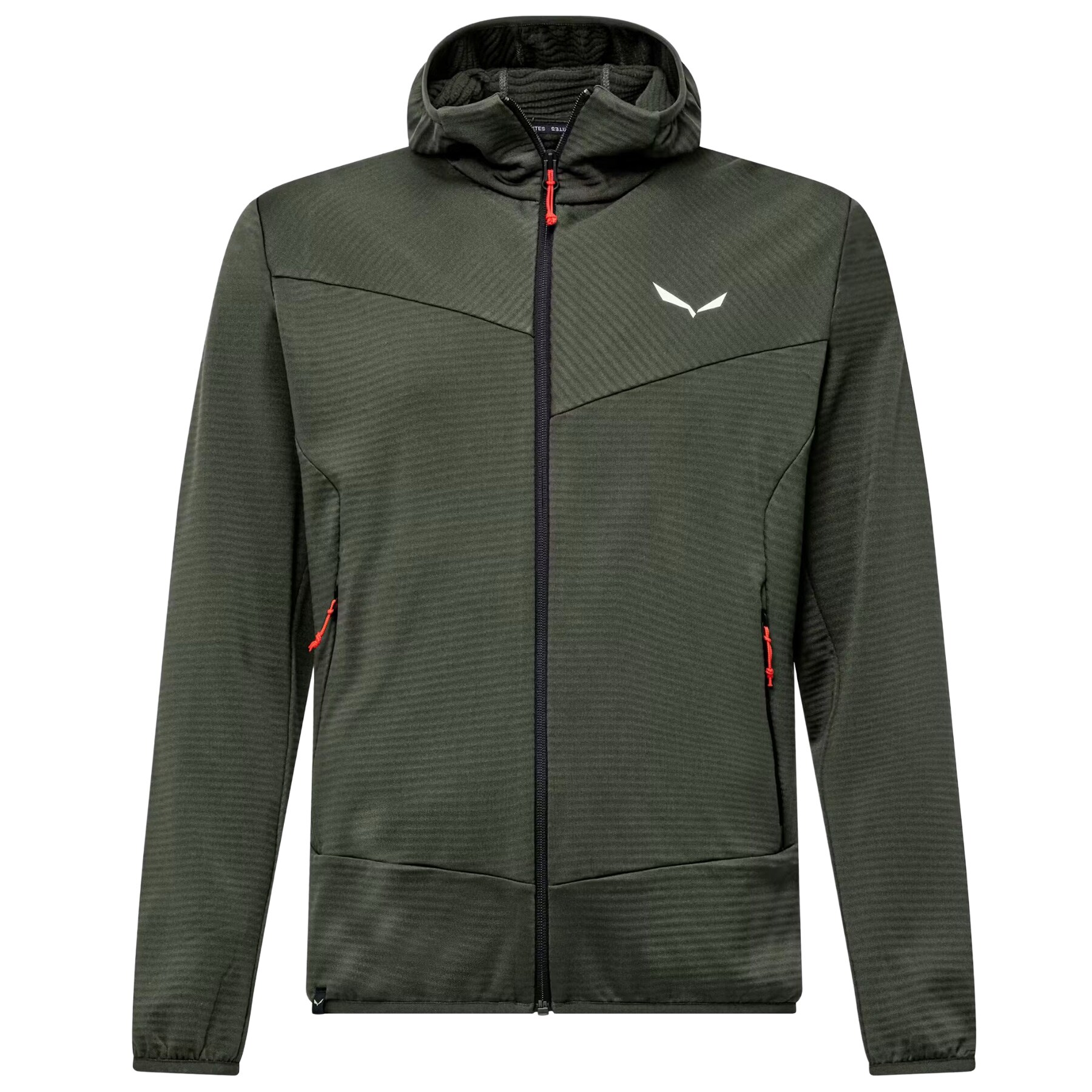 Polar cu glugă Salewa Puez Altavia Polarlite Hooded - Faded Green
