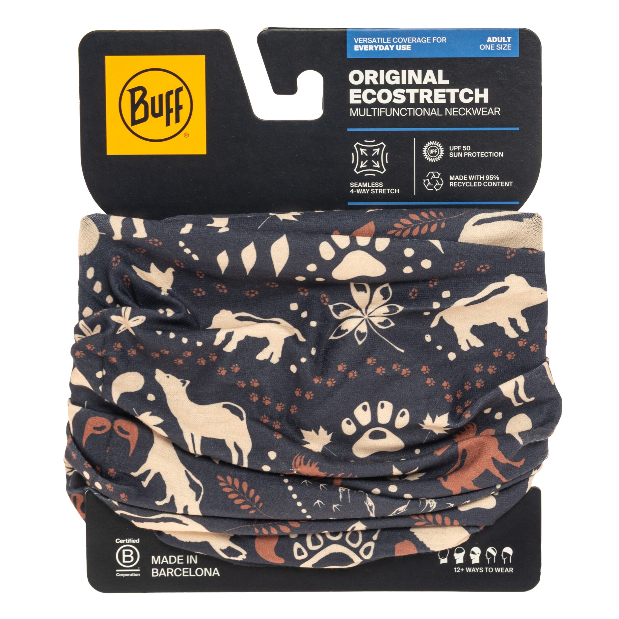 Eșarfă de protecție Buff Original Ecostretch Apalash - Black