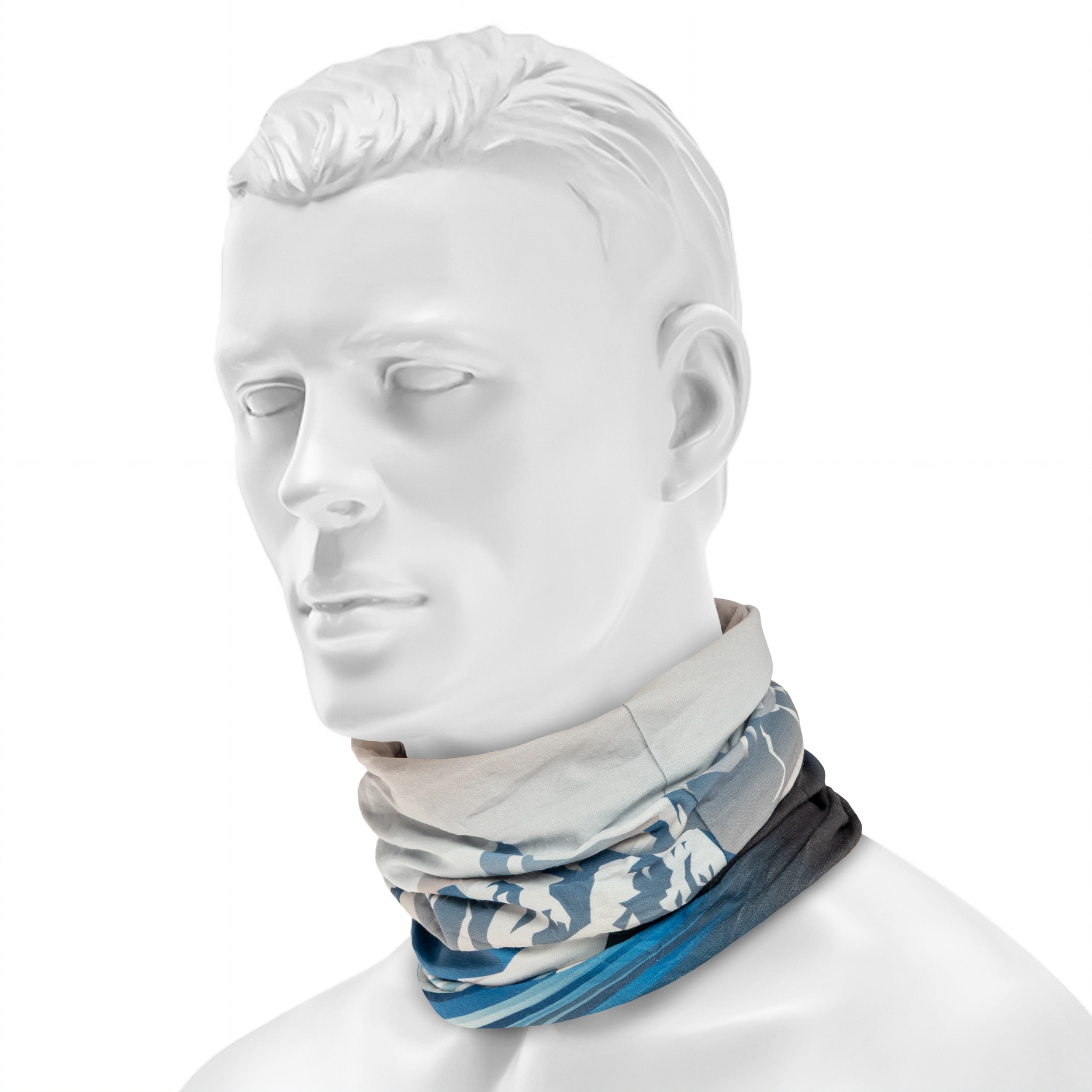 Eșarfă de protecție Buff Original Ecostretch Gem - Crystal Grey