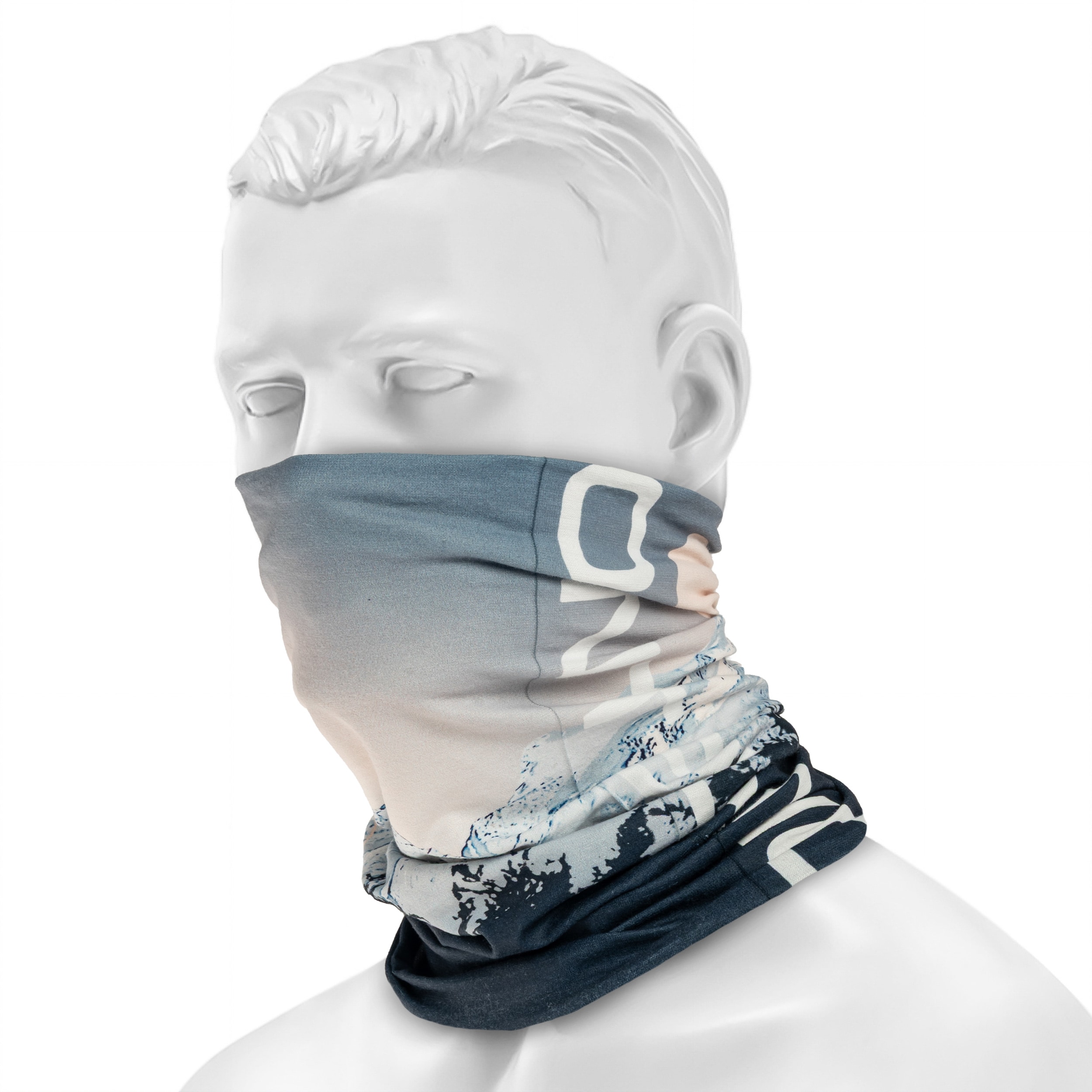 Eșarfă de protecție Buff Original Ecostretch M-Blank Peak - Multicolor