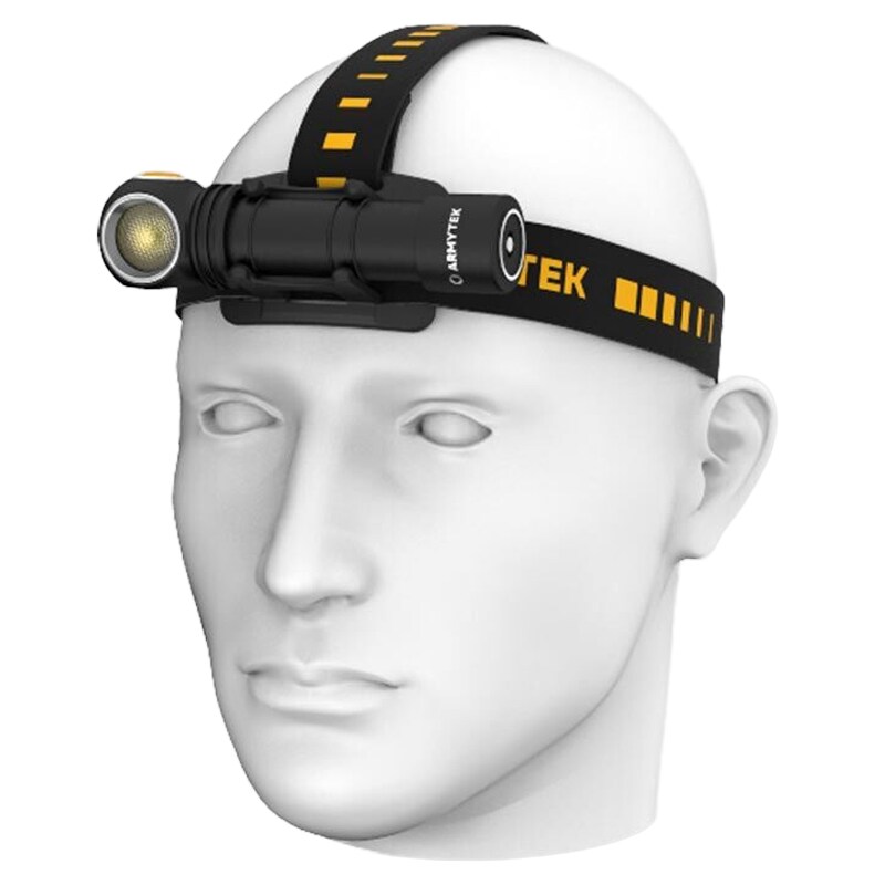 Lanternă frontală și unghiulară Armytek Wizard C2 Pro Magnet USB Warm 3w1 PCB 2330 lumeni