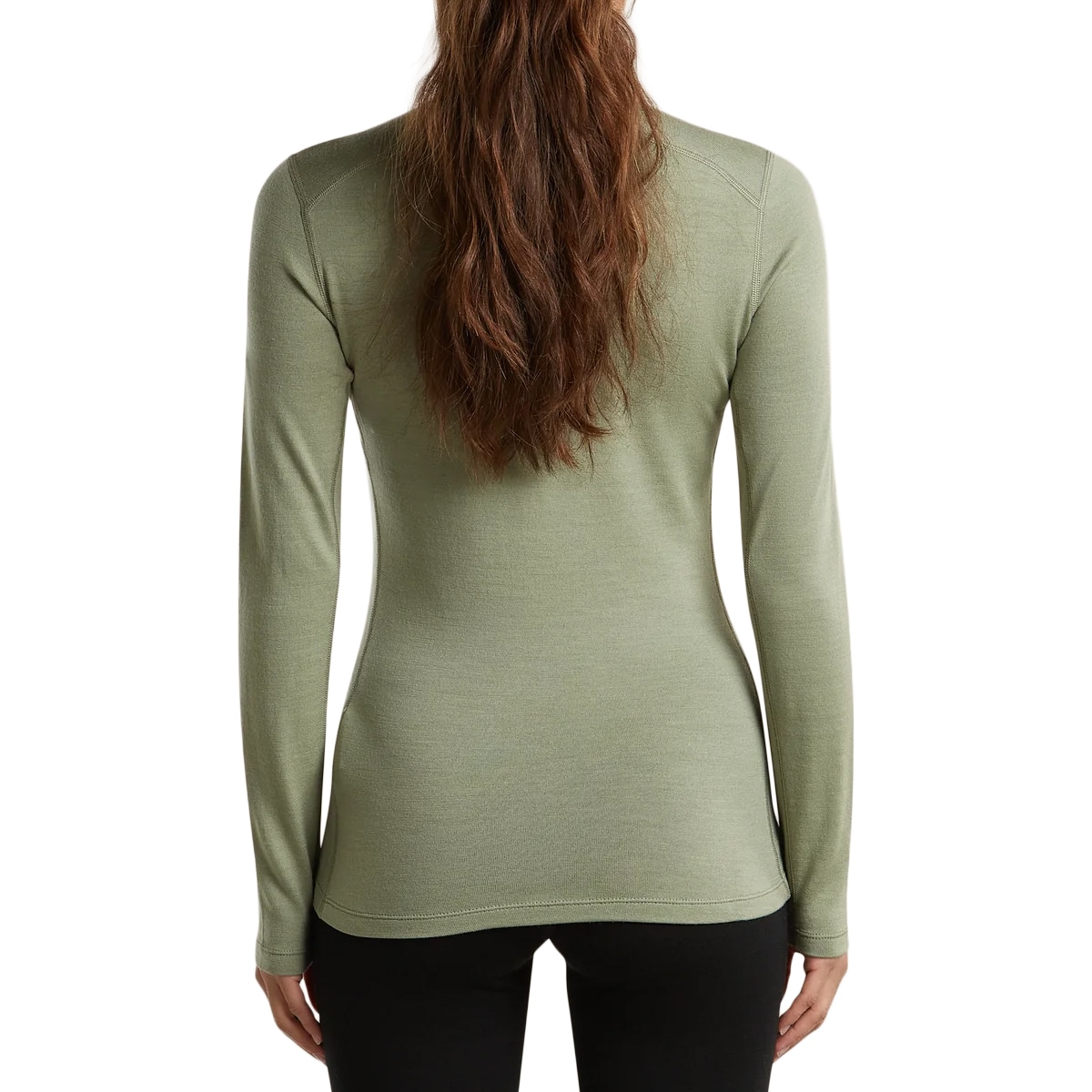 Bluză termică de damă Icebreaker Merino 260 Oasis Long Sleeve Crew - Lichen