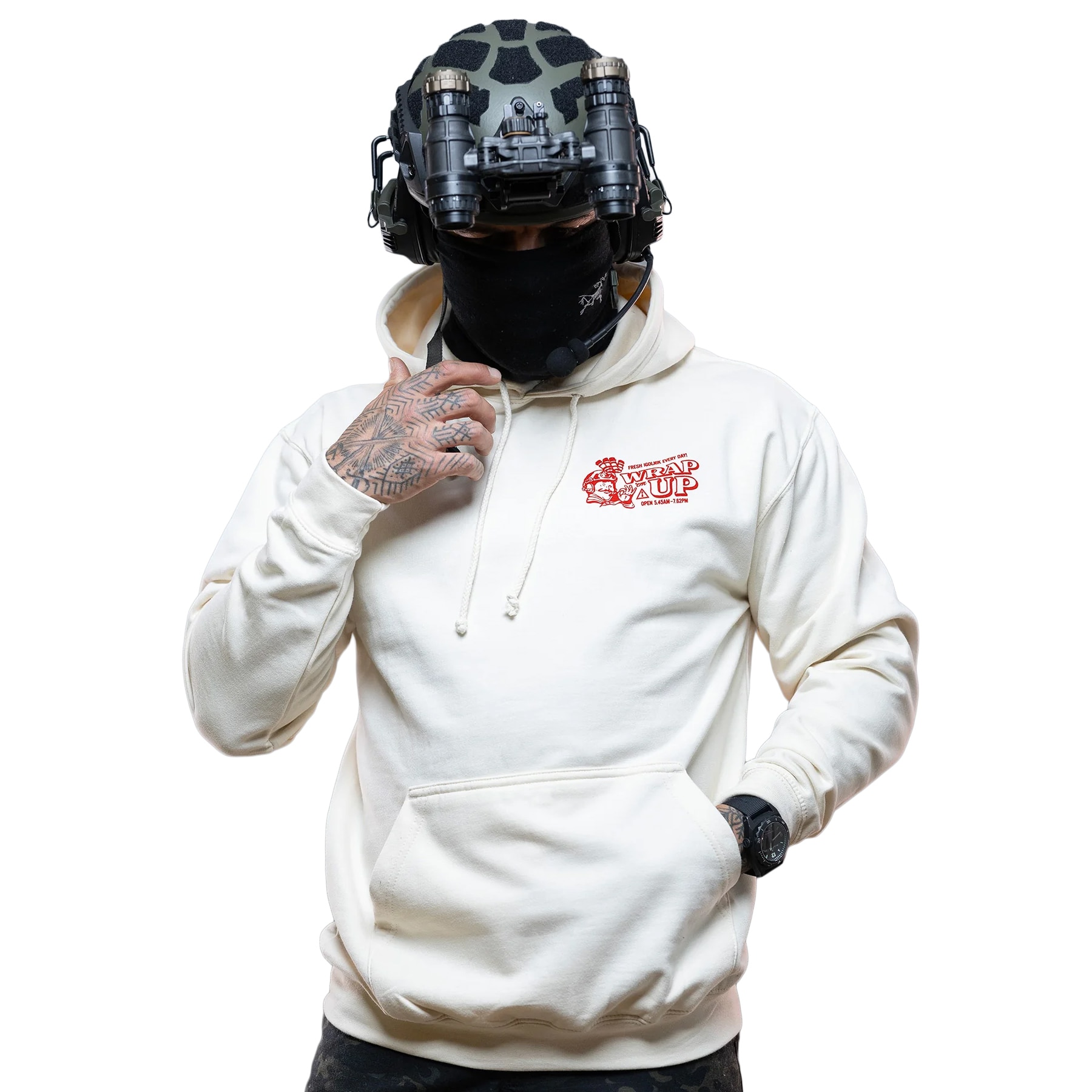Hanorac Brothers in Arms Doner Kalash Spicy Hoodie - Cream