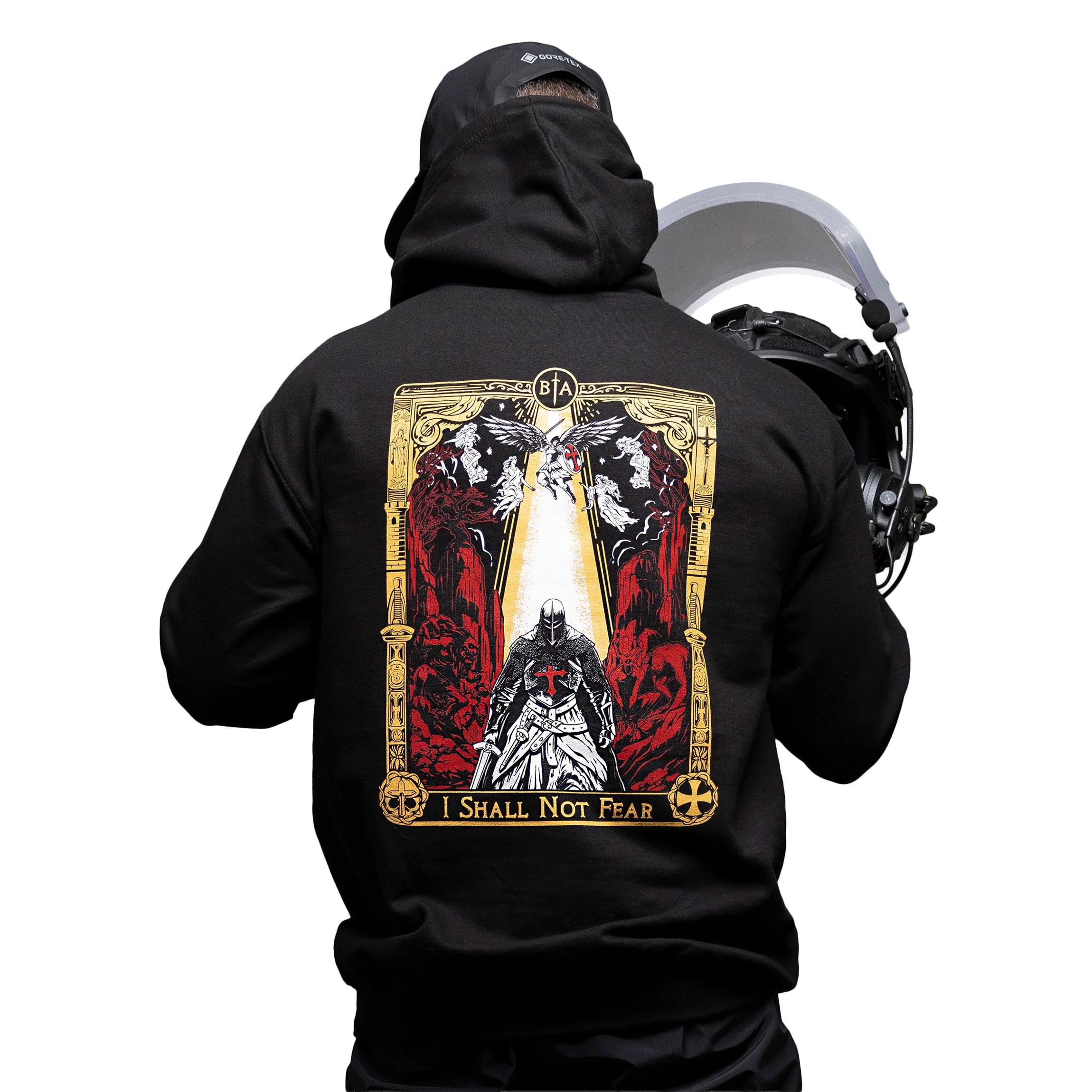 Hanorac Brothers in Arms No Fear Hoodie - Black