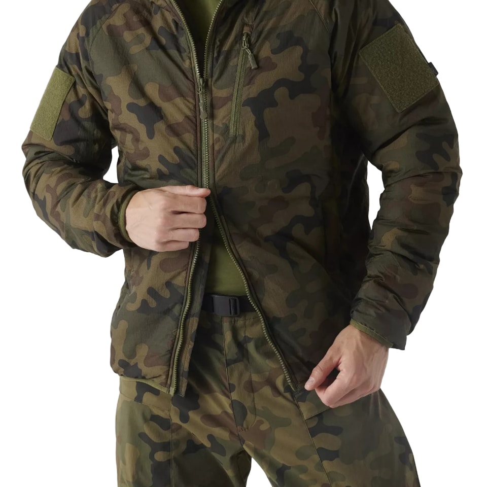 Jachetă Helikon-Tex Wolfhound Hoodie WindPack IRR - wz. 93 pantera PL Woodland