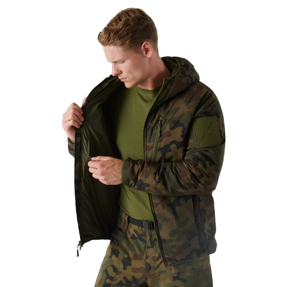Jachetă Helikon-Tex Wolfhound Hoodie WindPack IRR - wz. 93 pantera PL Woodland