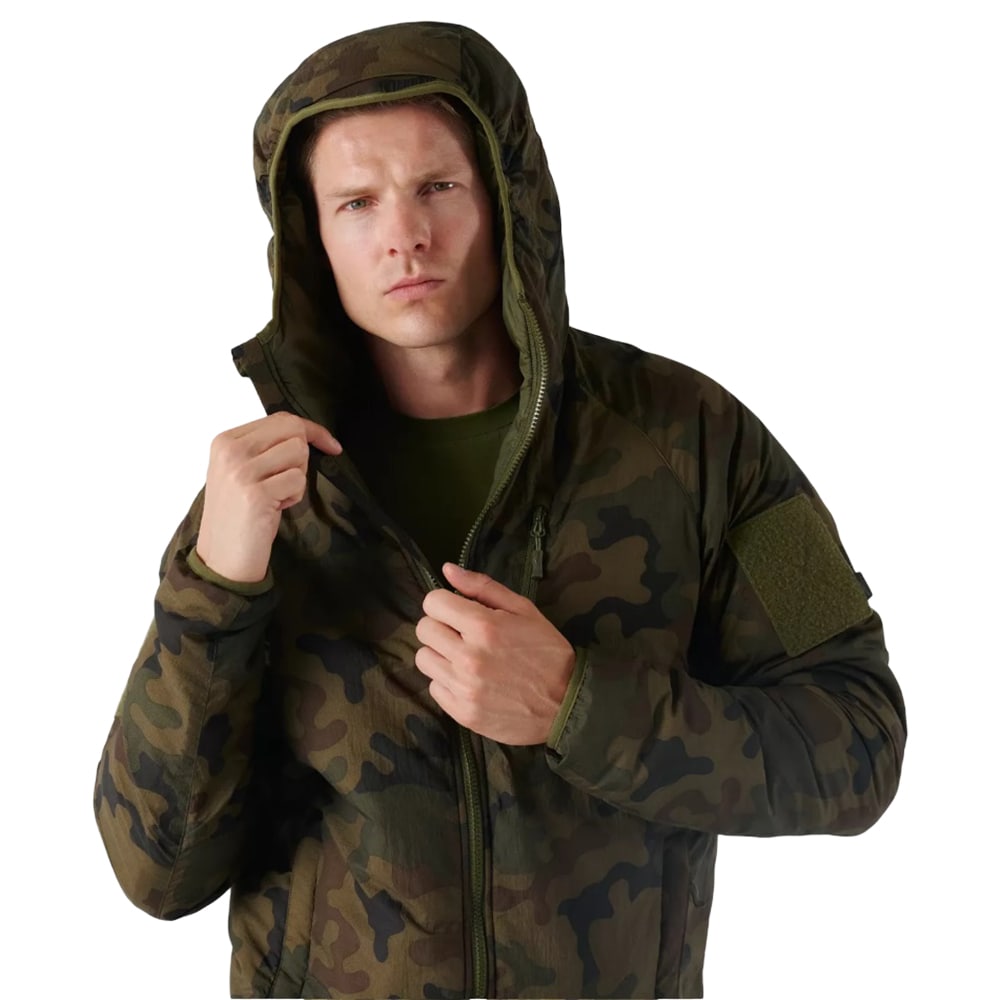Jachetă Helikon-Tex Wolfhound Hoodie WindPack IRR - wz. 93 pantera PL Woodland