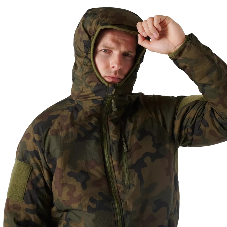 Jachetă Helikon-Tex Wolfhound Hoodie WindPack IRR - wz. 93 pantera PL Woodland