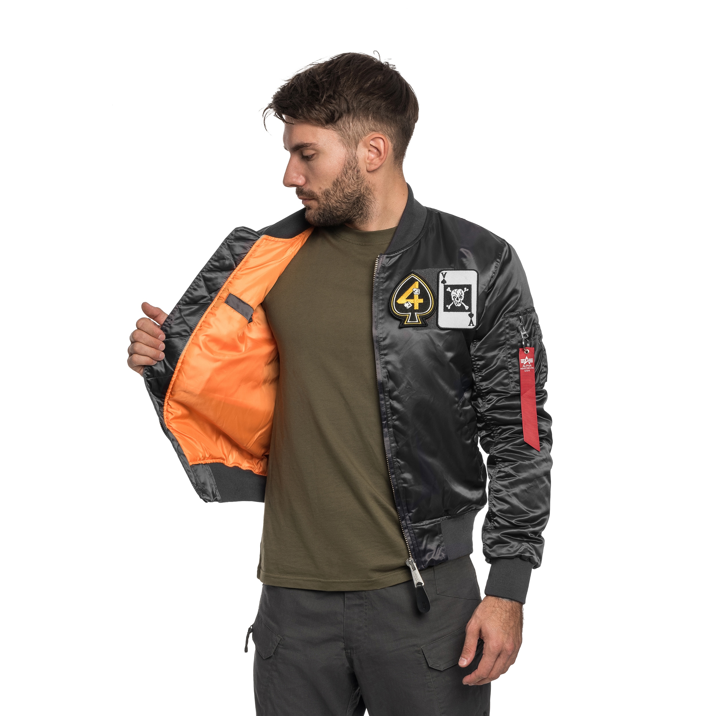 Jachetă Alpha Industries MA-1 Devils Brigade - Iron Grey