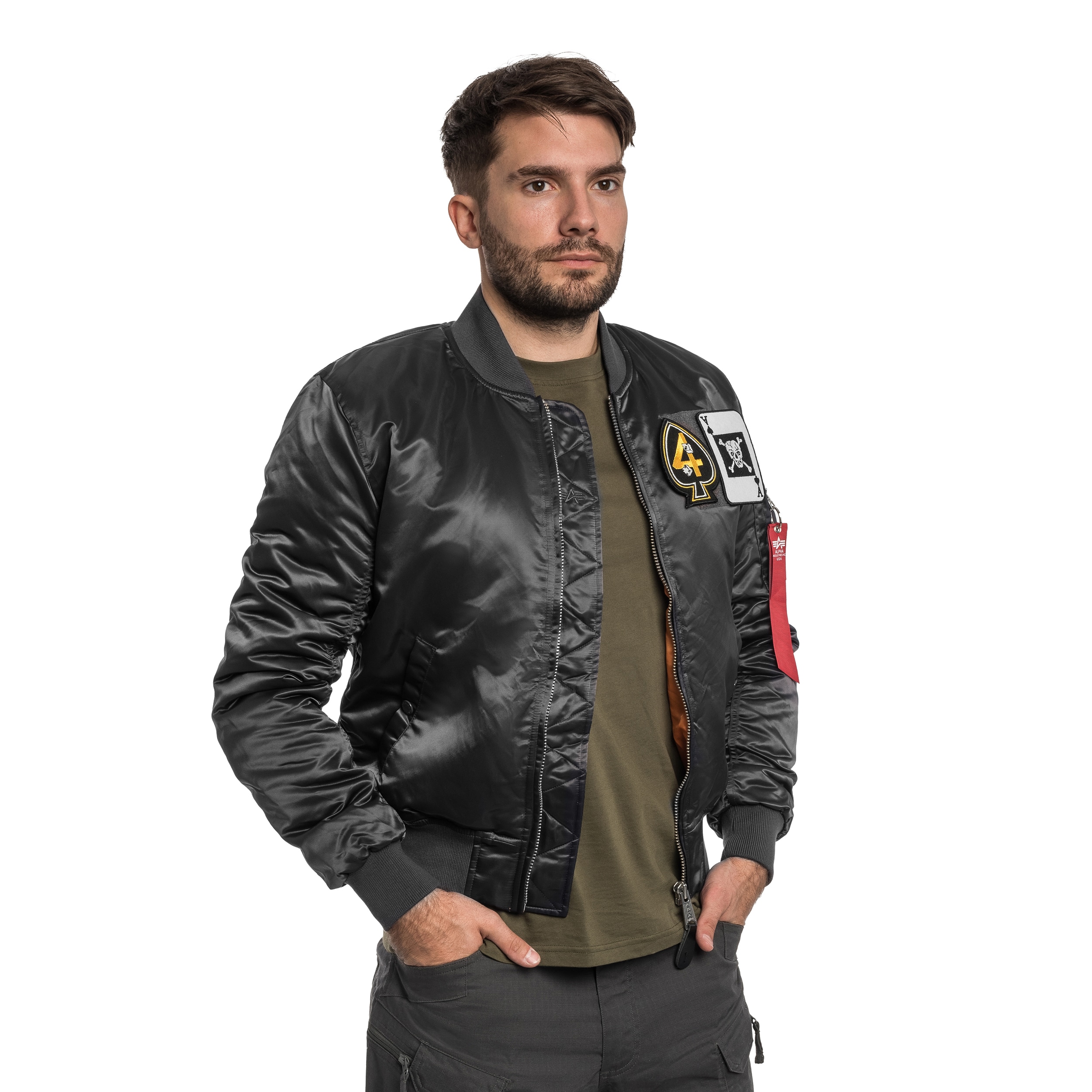 Jachetă Alpha Industries MA-1 Devils Brigade - Iron Grey