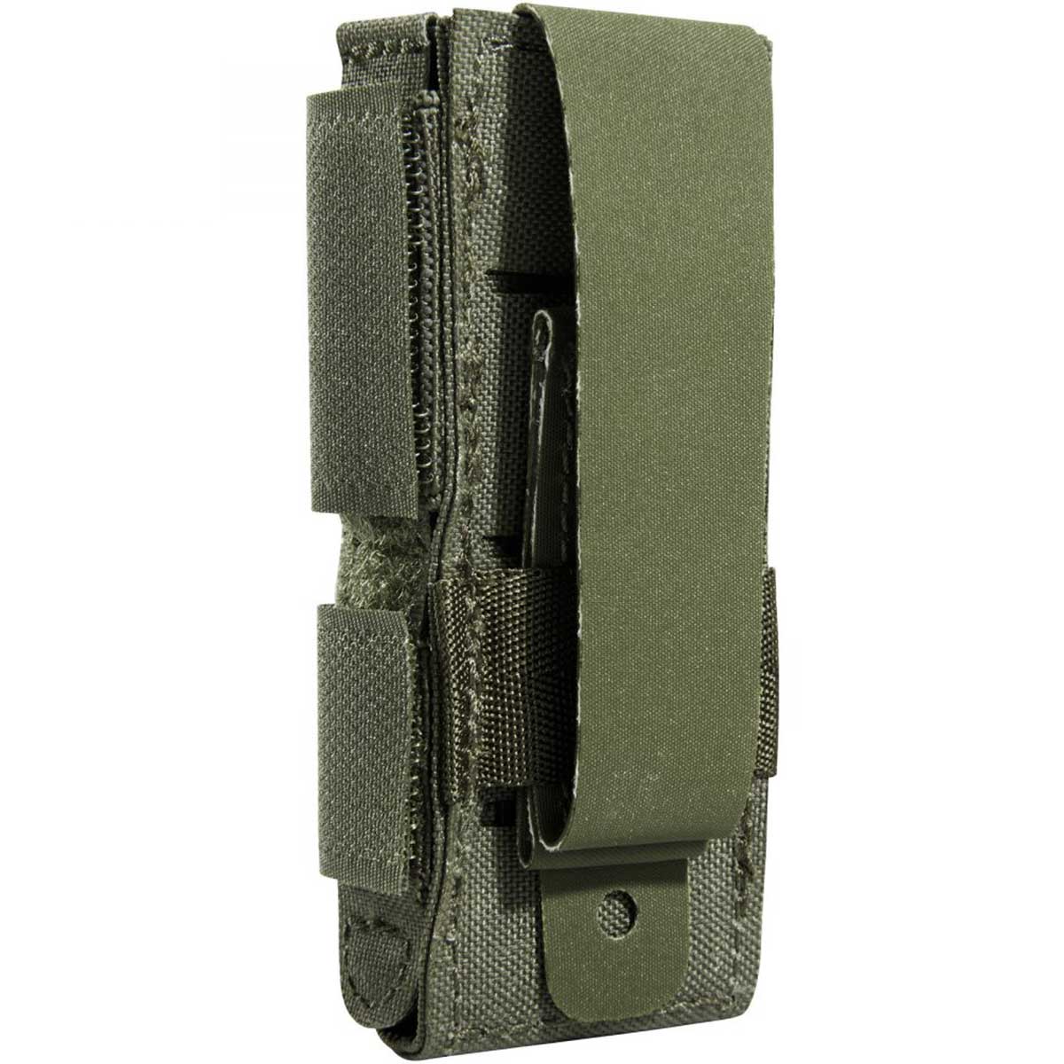 Husă 9 mm Tasmanian Tiger Single MCL IRR - Stone Grey / Olive